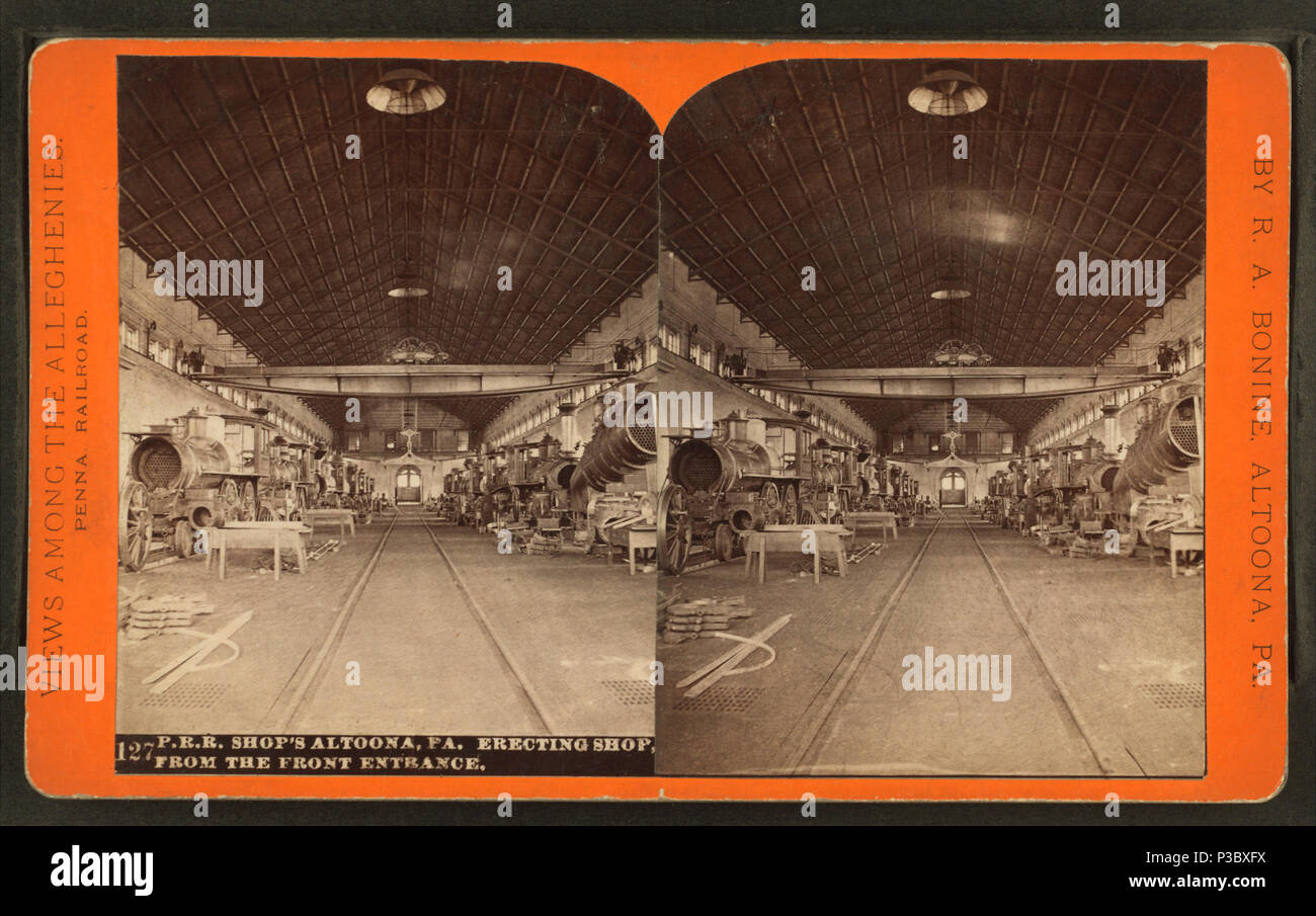 227 P. R. negozio di Altoona, Pa. erigere shop, dall'ingresso anteriore da R. Bonine Foto Stock