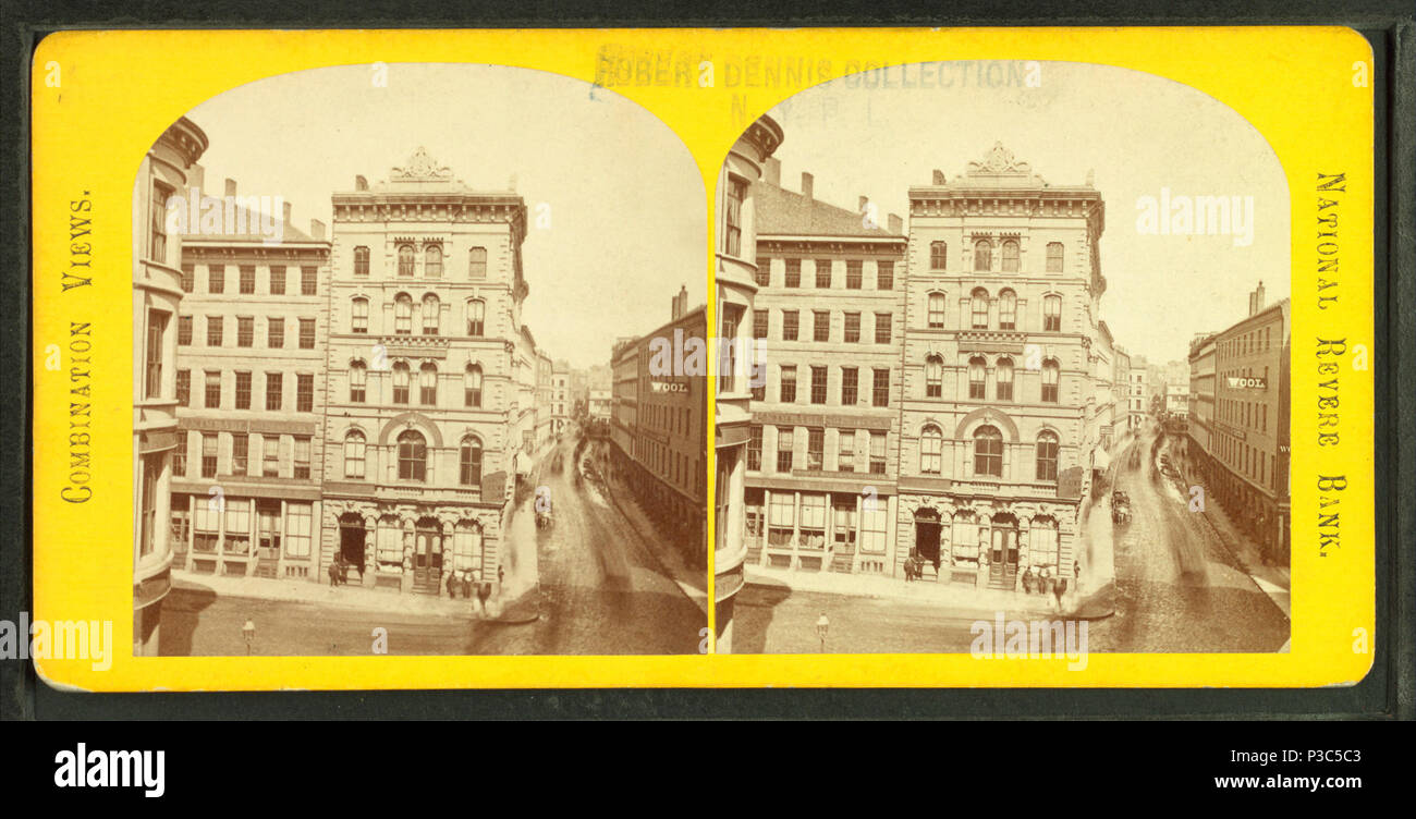 205 Nazionale di Revere Banca, da Robert N. Dennis raccolta di vista stereoscopica 6 Foto Stock