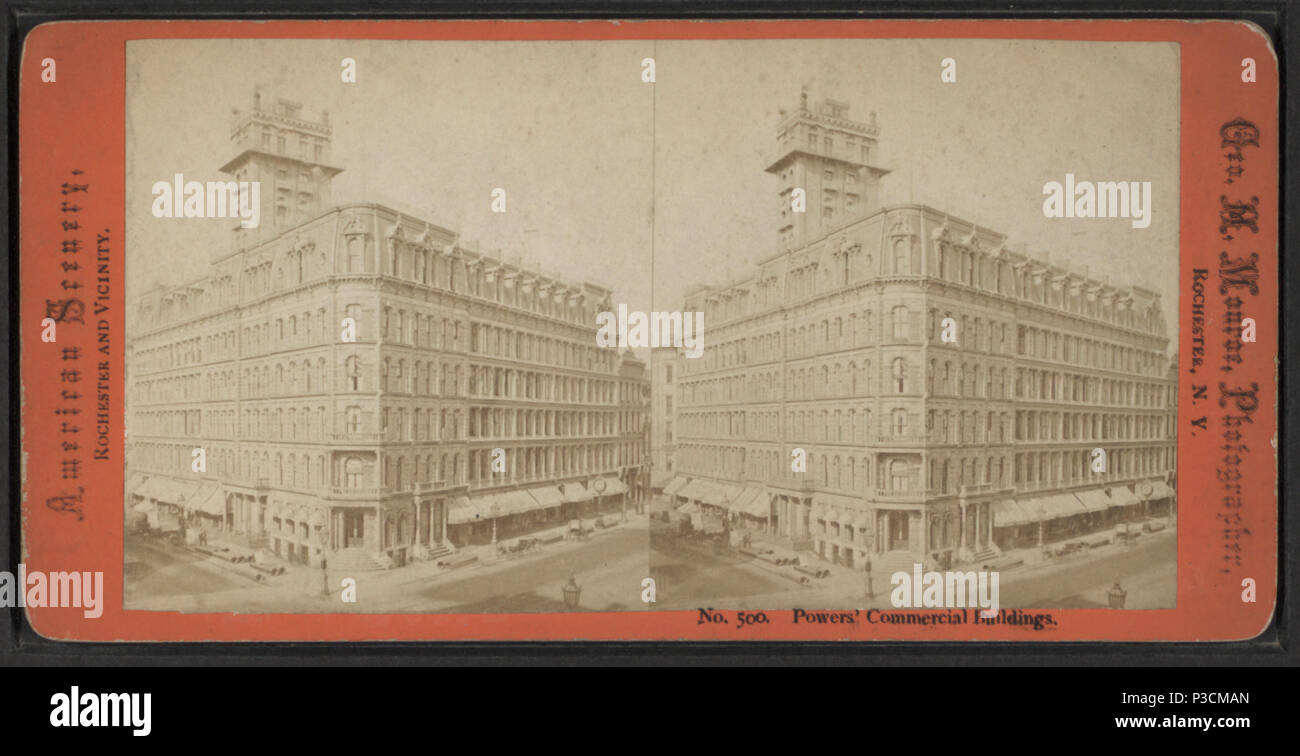 . Poteri di edifici commerciali. Titolo alternativo: scenario americano . Creato: ca. 1878. Copertura: [1860?-1900?]. Impronta di origine: [1860?-1900?]. Elemento digitale pubblicata 12-1-2005; aggiornato 2-11-2009. 242 Poteri' edifici commerciali, da Monroe, George H. --(Hibbard), 1851-1916 Foto Stock