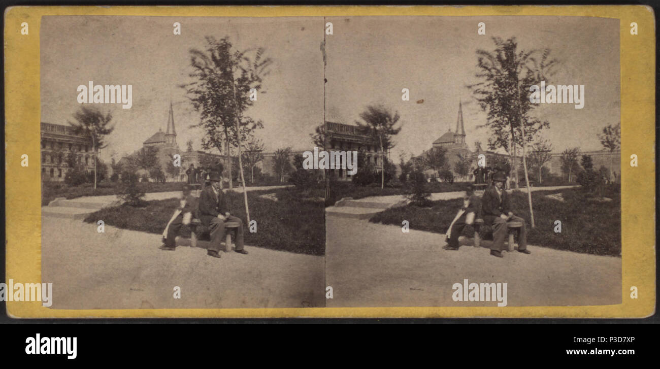 . Serbatoio quadrato, 6th Avenue e la 41st St. titolo alternativo: edifici pubblici in New York City & Brooklyn, No. 5311. Creato: [1865?]-1925. Copertura: [1865?]-1925. Elemento digitale pubblicata 10-24-2005; aggiornato 2-11-2009. 253 Serbatoio quadrato, 6th Avenue e la 41st St, da Robert N. Dennis raccolta di vista stereoscopica Foto Stock