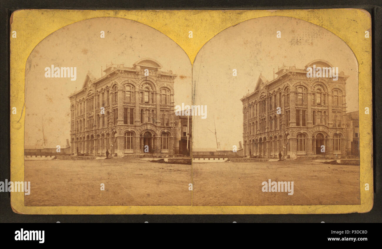 . Sante Fe R R. office, Galveston, Texas. Creato: ca. 1880. Copertura: [ca. 1880]. Fonte Imprint: 1865?-1900.. Elemento digitale pubblicata 12-1-2005; aggiornato 5-18-2009. 263 Sante Fe R R. office, Galveston in Texas, da P. H. Rose Foto Stock