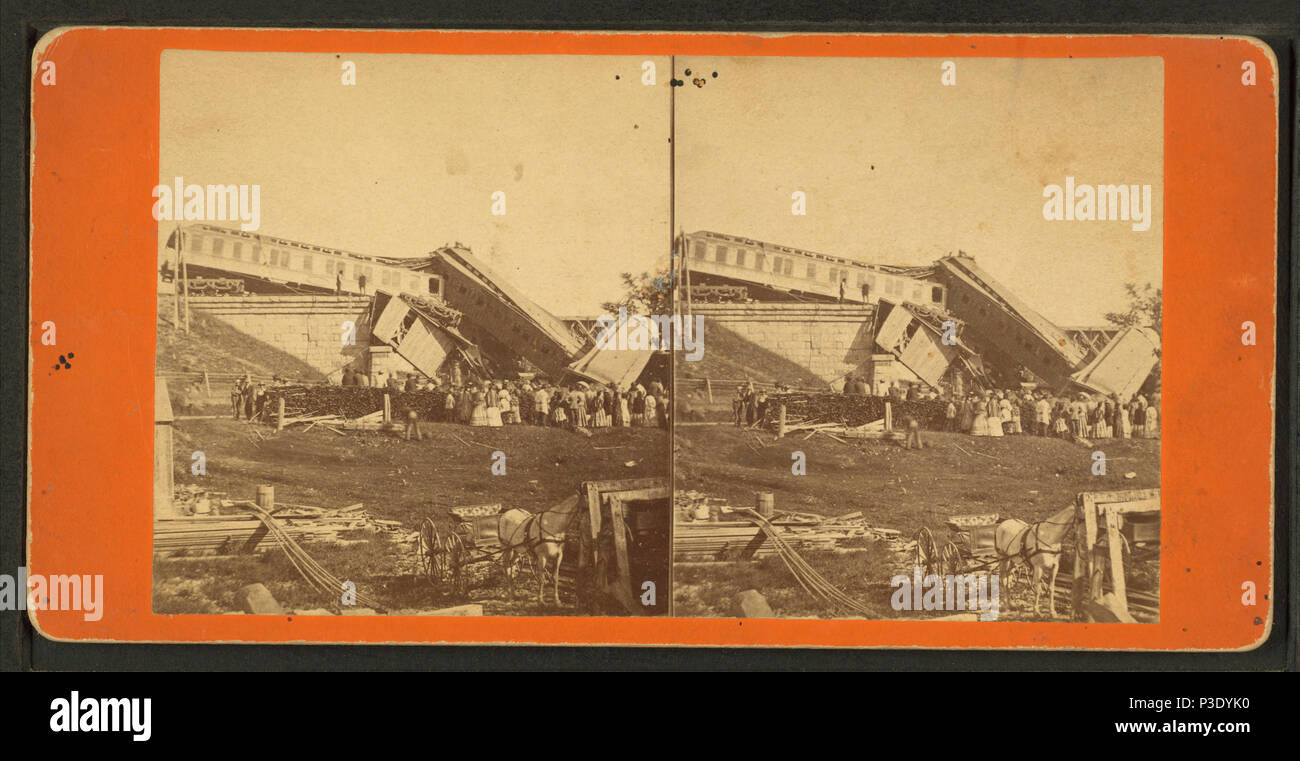 28 Bangor disastro ferroviario di A. K. Dole Foto Stock