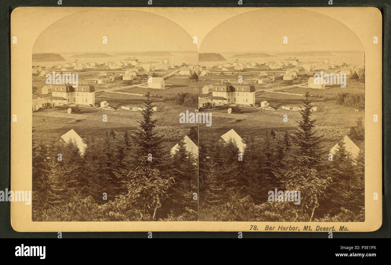29 Bar Harbor, Mt. Deserto, Me da B. Bradley Foto Stock