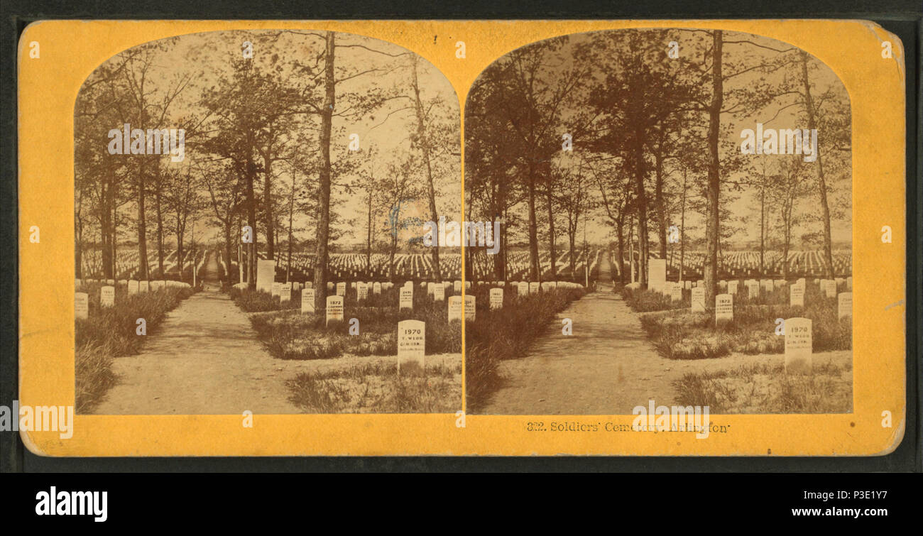 . Soldati, il Cimitero di Arlington. Copertura: 1864?-1925. Fonte Imprint: 1864?-1925. Elemento digitale pubblicata 3-9-2006; aggiornato 2-13-2009. 275 soldati' il cimitero di Arlington, da Kilburn fratelli 9 Foto Stock
