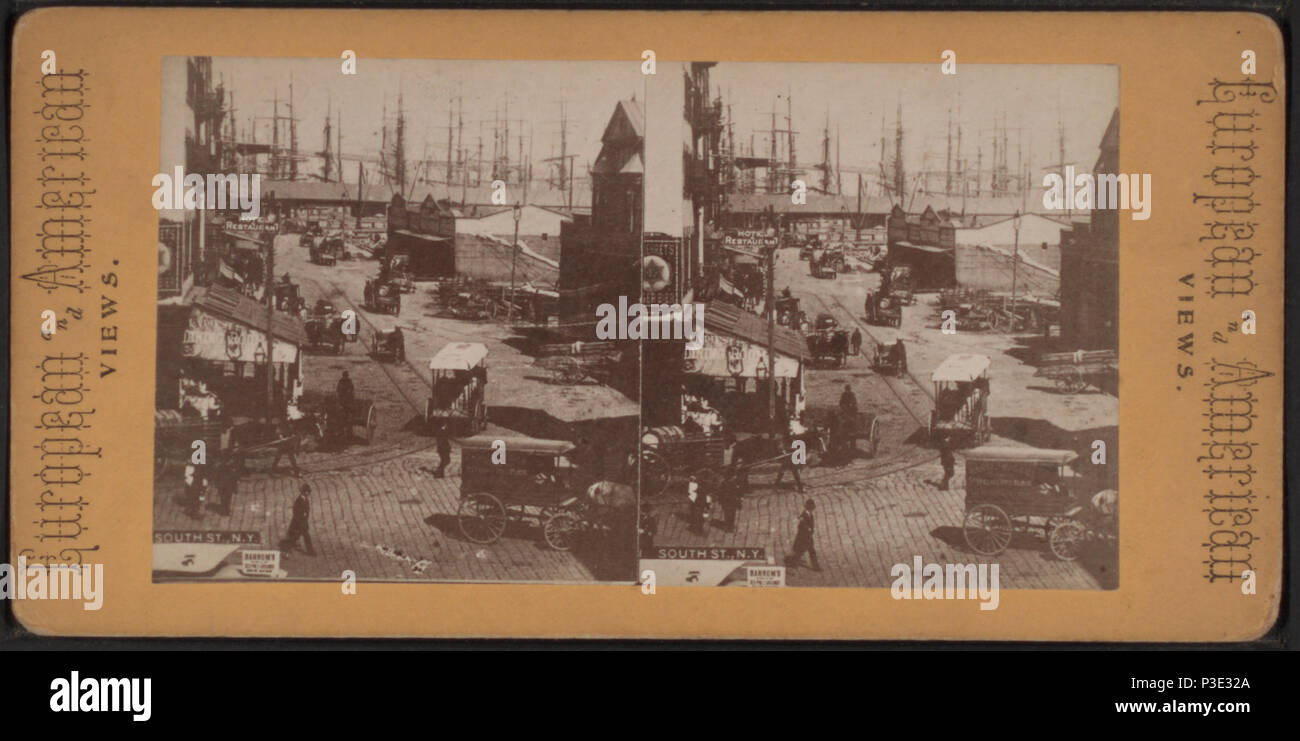 . A sud di San, N.Y. Titolo alternativo: Europeo e Americano viste. Copertura: [1858?-1915?]. Elemento digitale pubblicata 6-14-2006; aggiornato 6-25-2010. 277 South San, N.Y, da Robert N. Dennis raccolta di vista stereoscopica Foto Stock