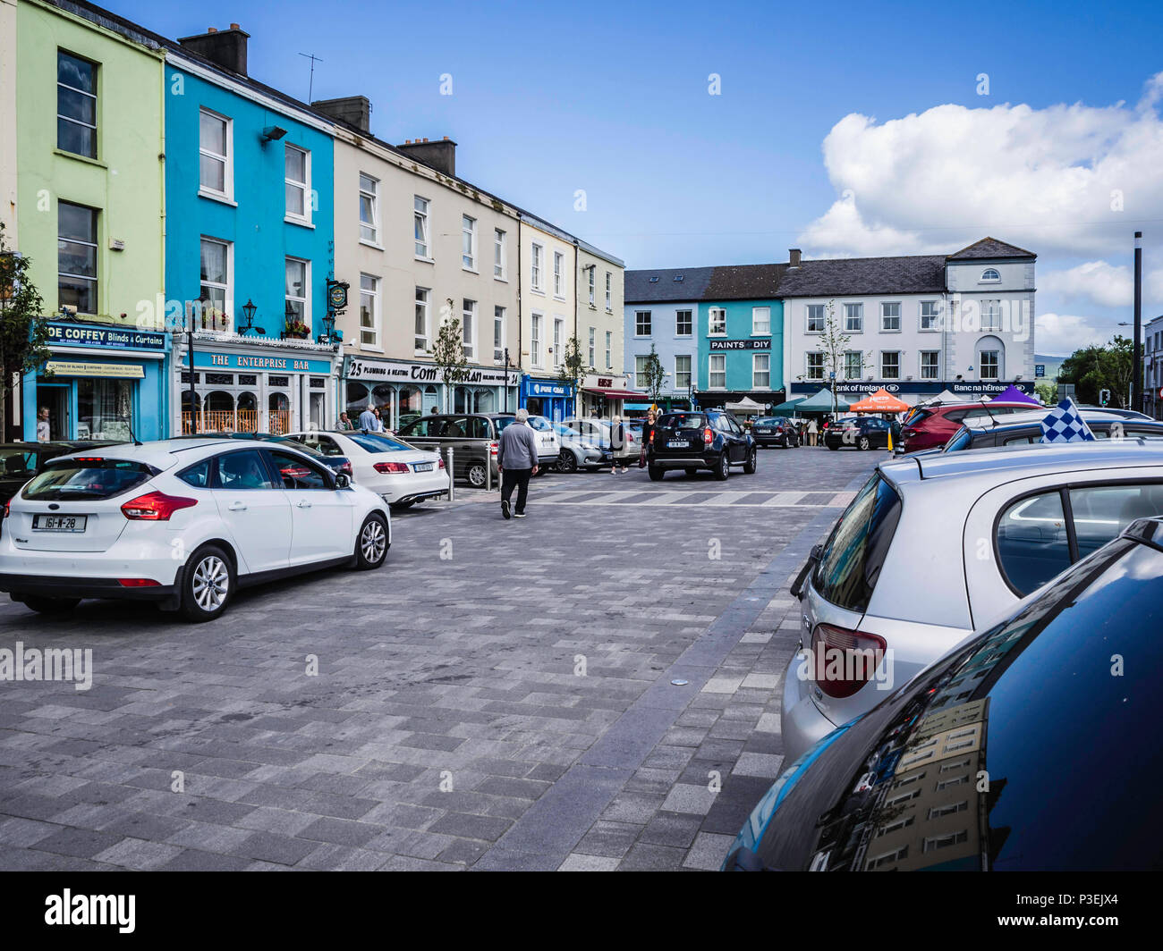 Grattan Square, Dungarvan Foto Stock