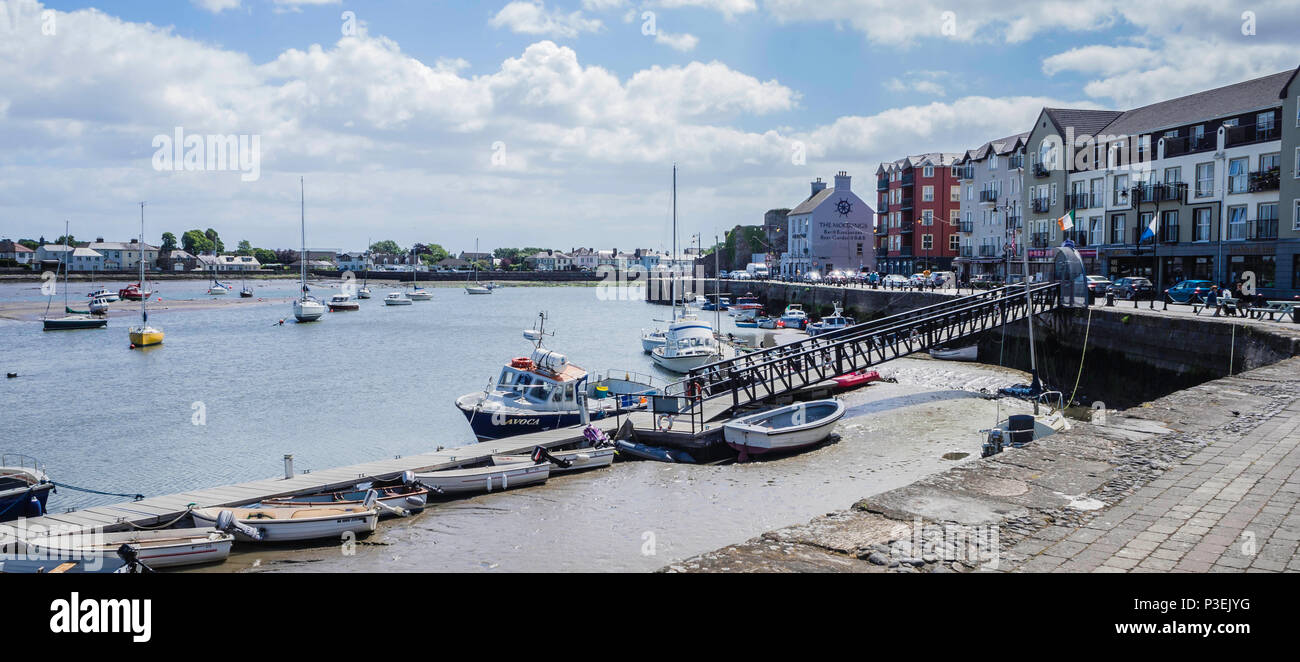 Porto di Dungarvan Foto Stock