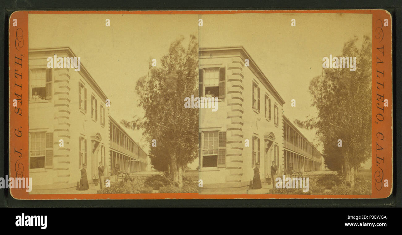 . La caserma, Mare isola. Creato: ca. 1875. Copertura: ca. 1875. Elemento digitale pubblicata 8-31-2005; aggiornato 2-12-2009. 301 La caserma, Mare isola, J. G. Smith Foto Stock