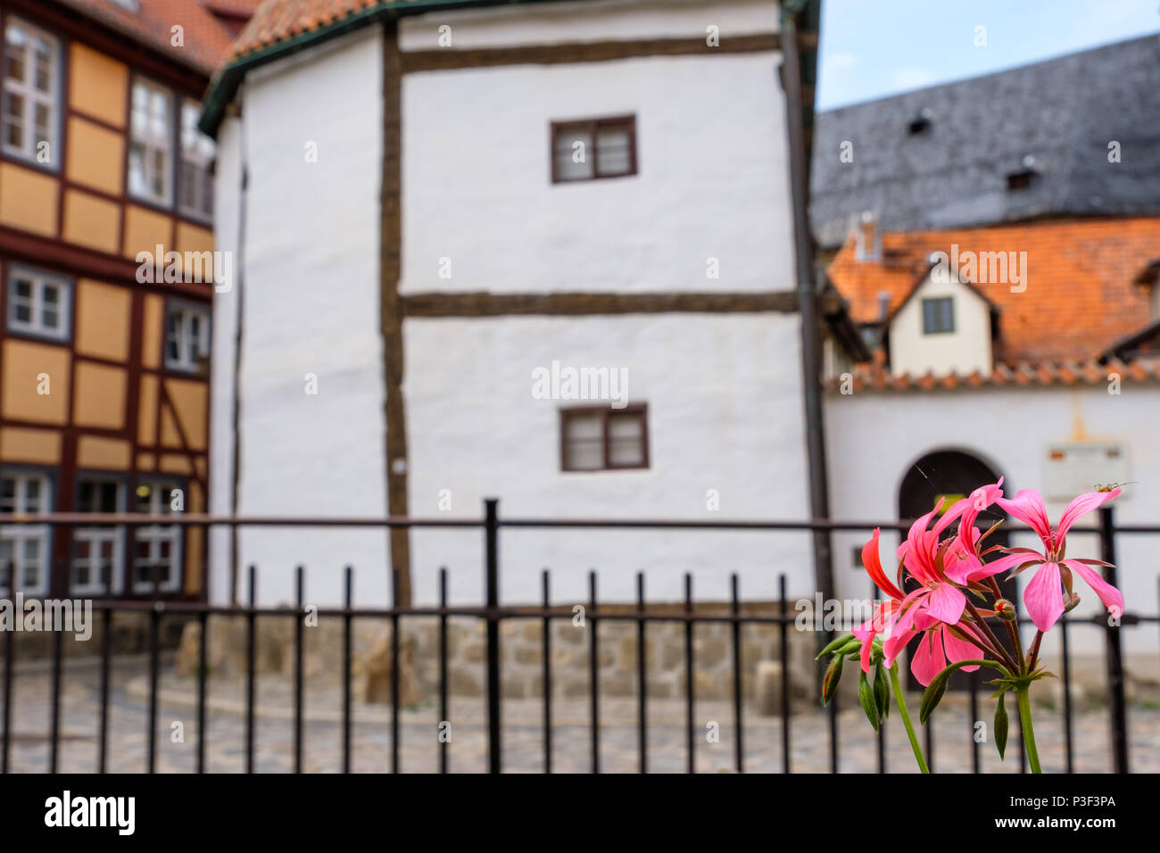 Quedlinburg historische Altstadt Foto Stock