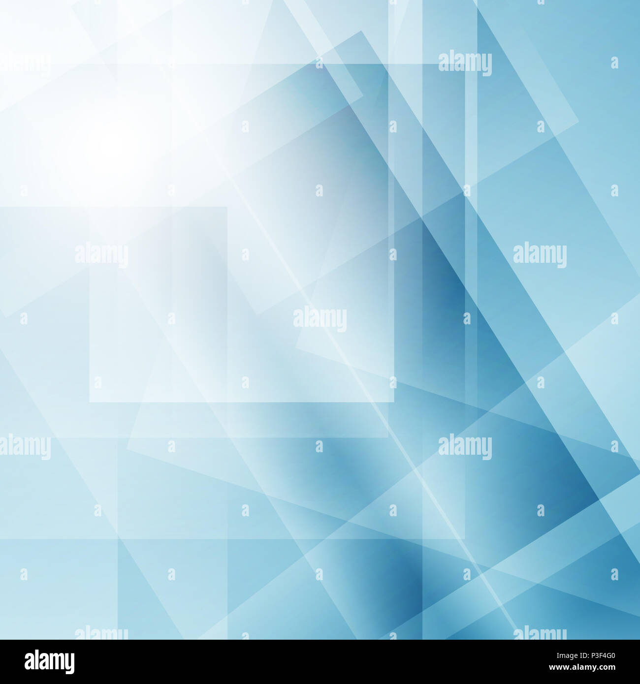 Disegno astratto sfondo in sfumature di blu Foto Stock