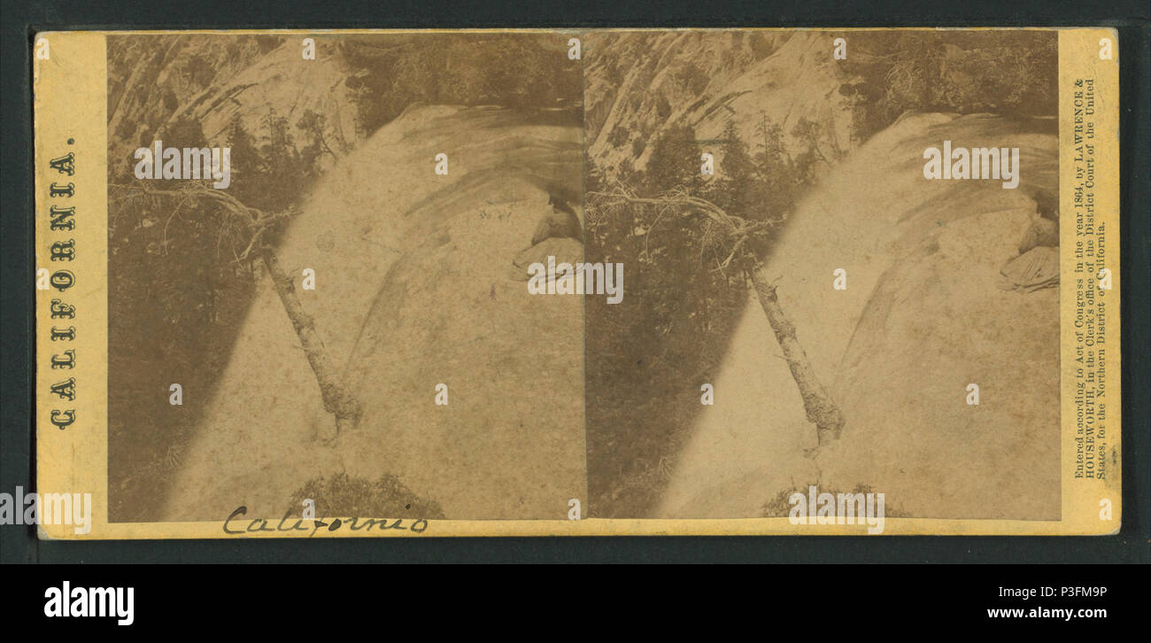 . Parte superiore della caduta primaverile, Yosemite e vicino a vista. Titolo alternativo: California, 283. Copertura: 1864?-1874?. Fonte Imprint: San Francisco : 1864?-1874?. Elemento digitale pubblicata 8-31-2005; aggiornato 2-12-2009. 330 parte superiore di caduta primaverile, Yosemite e vicino a vista, da Lawrence &AMP; Houseworth Foto Stock