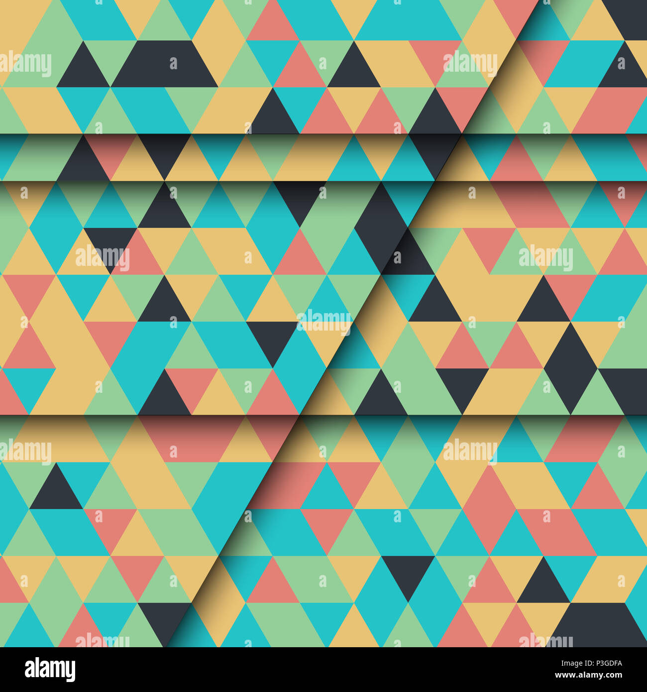 Abstract sfondo con un disegno geometrico Foto Stock