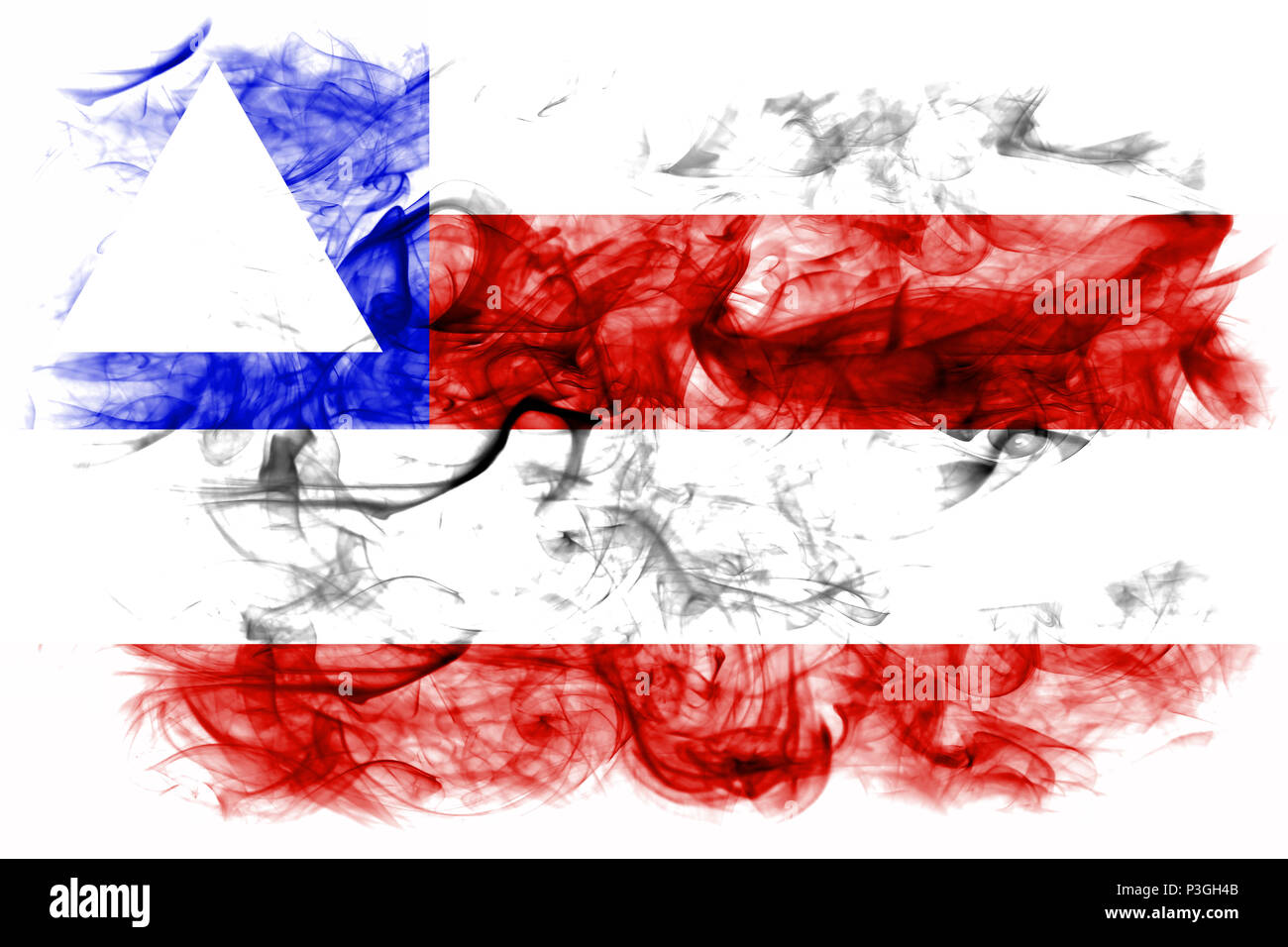 Bahia bandiera di fumo, membro del Brasile Foto Stock