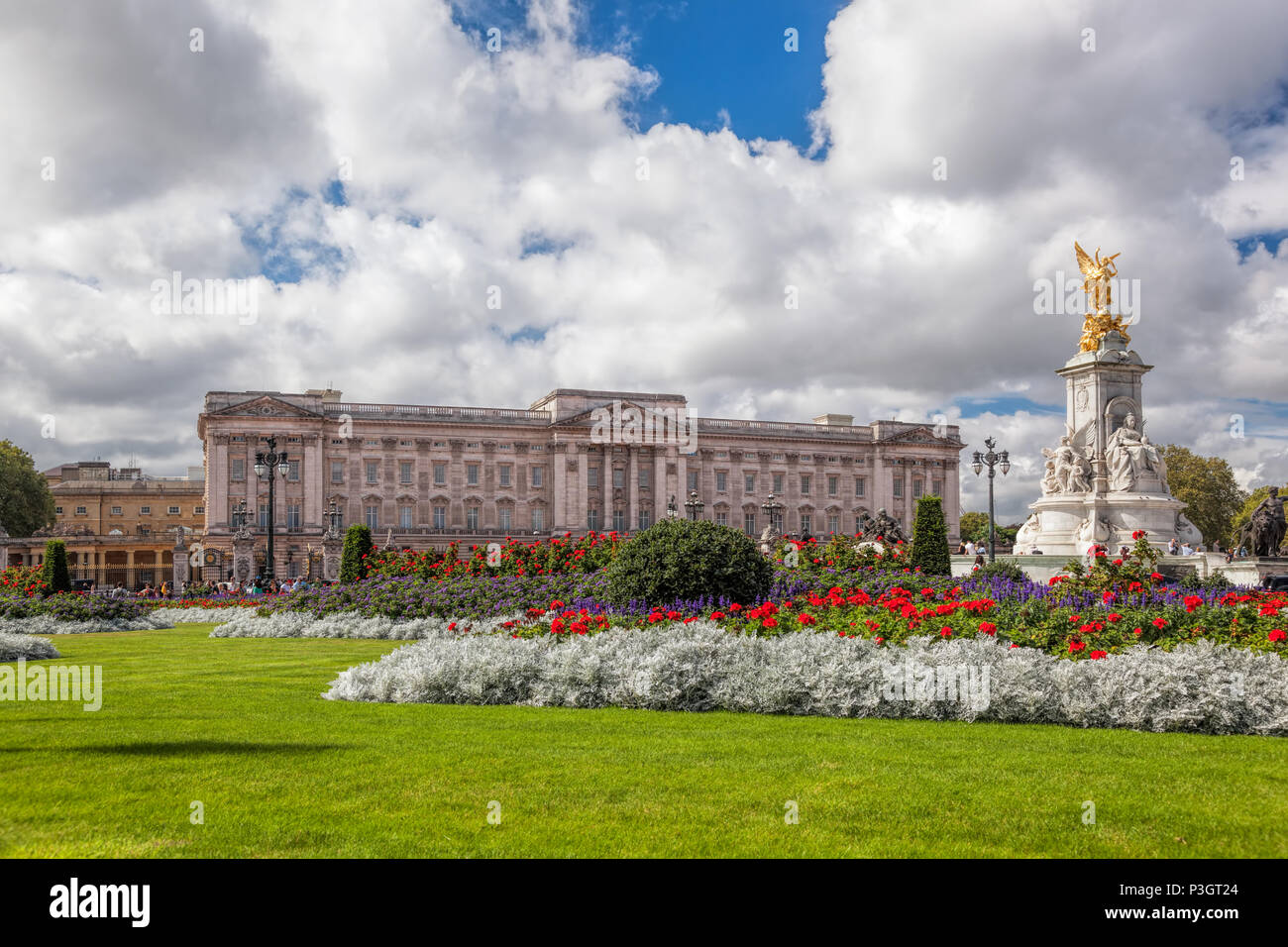 Buckingham Palace a Londra in Inghilterra Foto Stock
