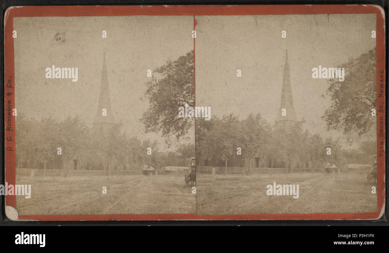 . Vista della casa di preghiera, episcopale, Newark, N.J. Titolo alternativo: vista stereoscopica di Newark e dintorni. Pubblicato: ca. 1870. Copertura: [ca. 1870]. Impronta di origine: [1875?-1890?]. Elemento digitale pubblicata 2-16-2006; aggiornato 6-15-2009. 361 Vista della casa di preghiera, episcopale, Newark, N.J, da G. C. Robinson &AMP; Co. Foto Stock
