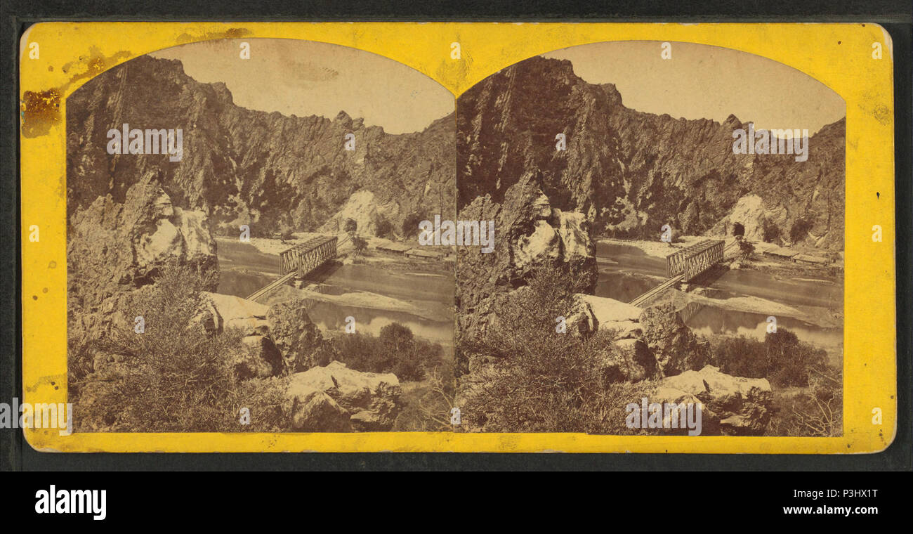 378 West End Tunnel n. 3, da Robert N. Dennis raccolta di vista stereoscopica Foto Stock