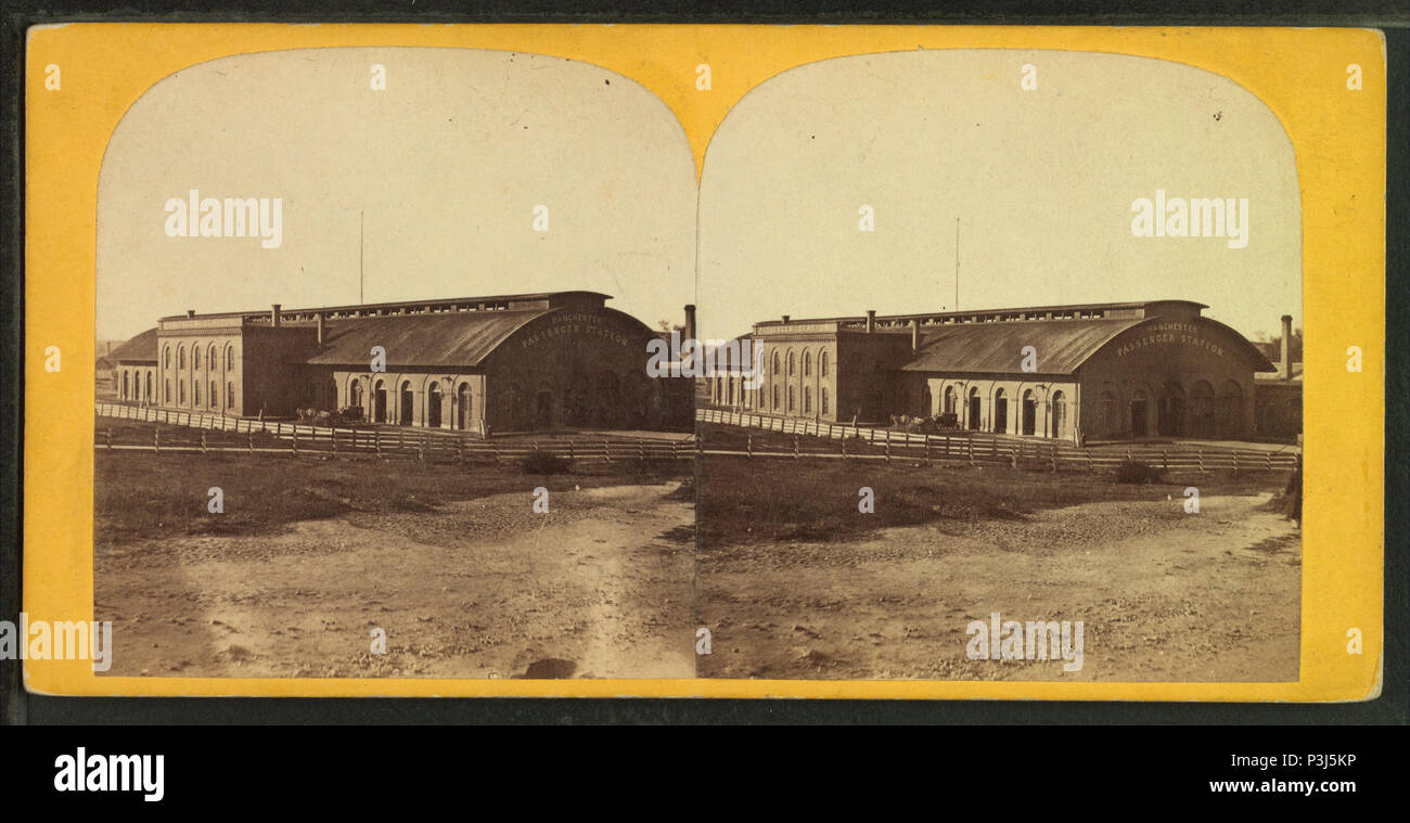 . Vista di un edificio industriale. Creato: 1865-1871. Copertura: [1865-1871]. Fonte impronta: 1867?-1890?. Elemento digitale pubblicata 3-9-2006; aggiornato 2-23-2010. 358 vista di un edificio industriale, da Clough, A. F. (Amos F.), 1833-1872 Foto Stock