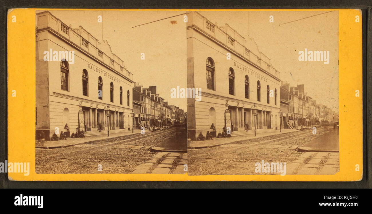 373 Walnut Street Theatre, da Bartlett &AMP; francese Foto Stock