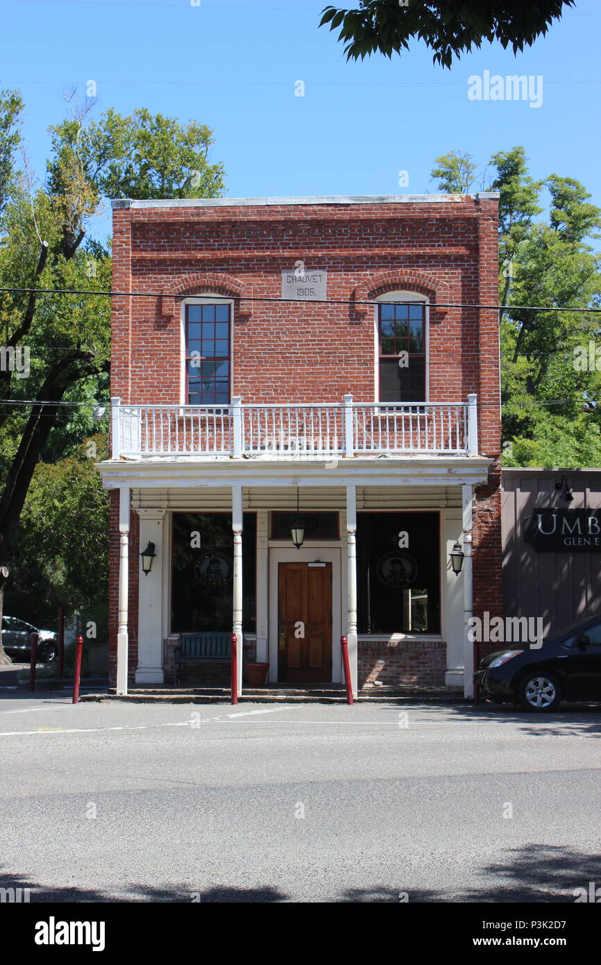 London Lodge, costruito 1905, Glen Ellen, Sonoma County, California Foto Stock