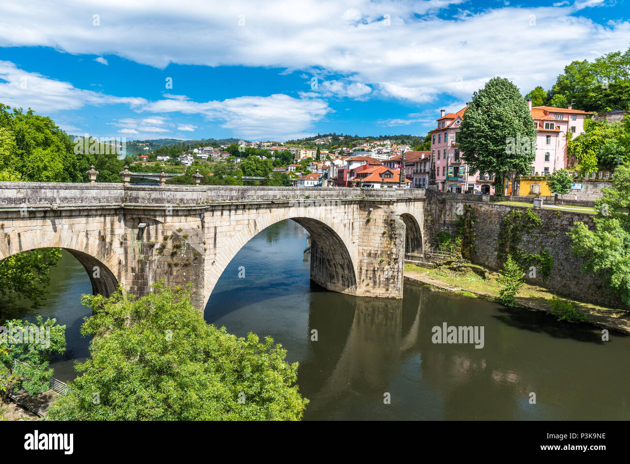 Città storica di Amarante in Portogallo Foto Stock