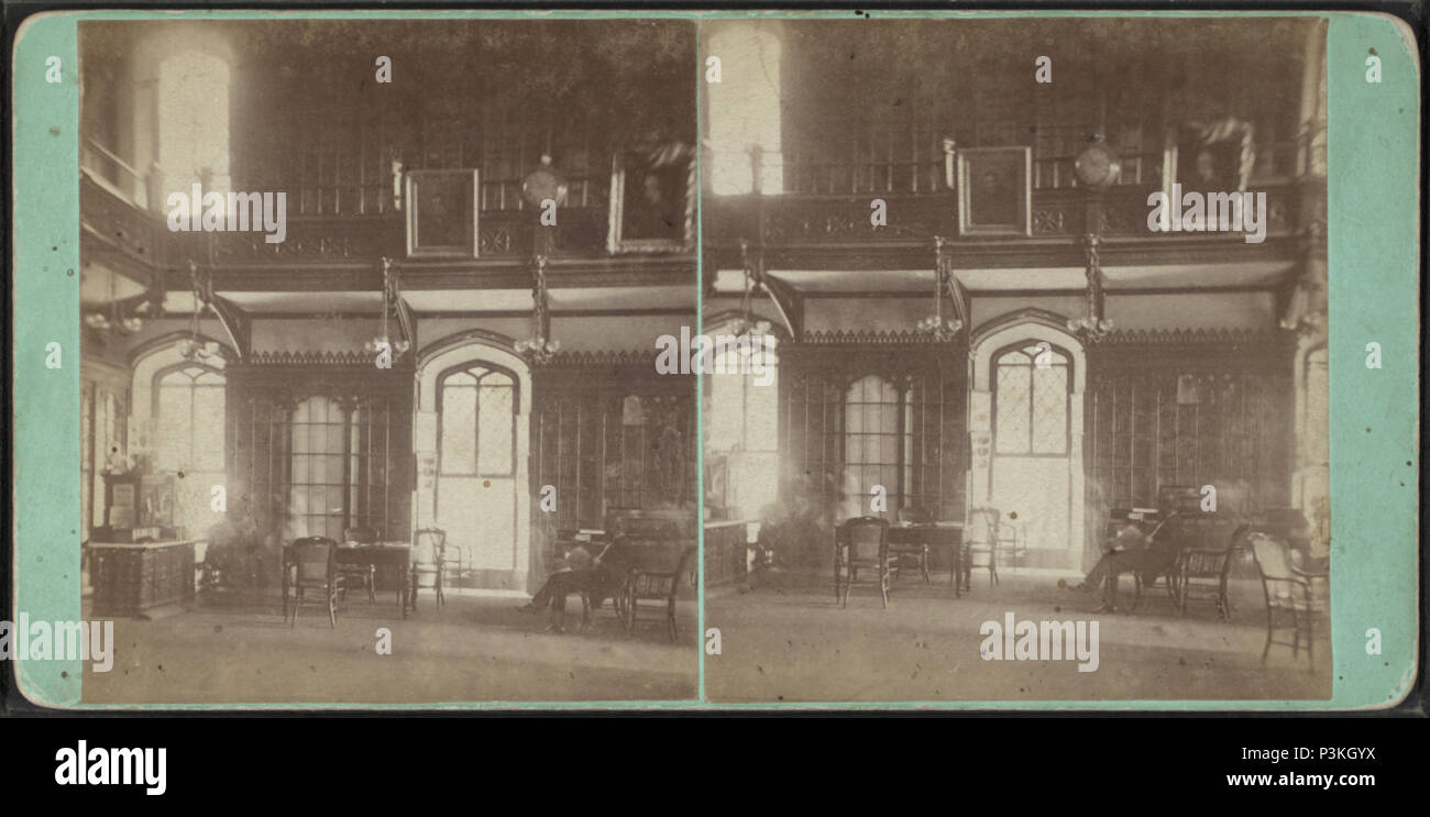 . Building Interior, West Point. Copertura: [1858?-1901?]. Impronta di origine: [1858?-1901?]. Elemento digitale pubblicata 6-14-2006; aggiornato 2-22-2010. 48 Building Interior, West Point, da Robert N. Dennis raccolta di vista stereoscopica Foto Stock