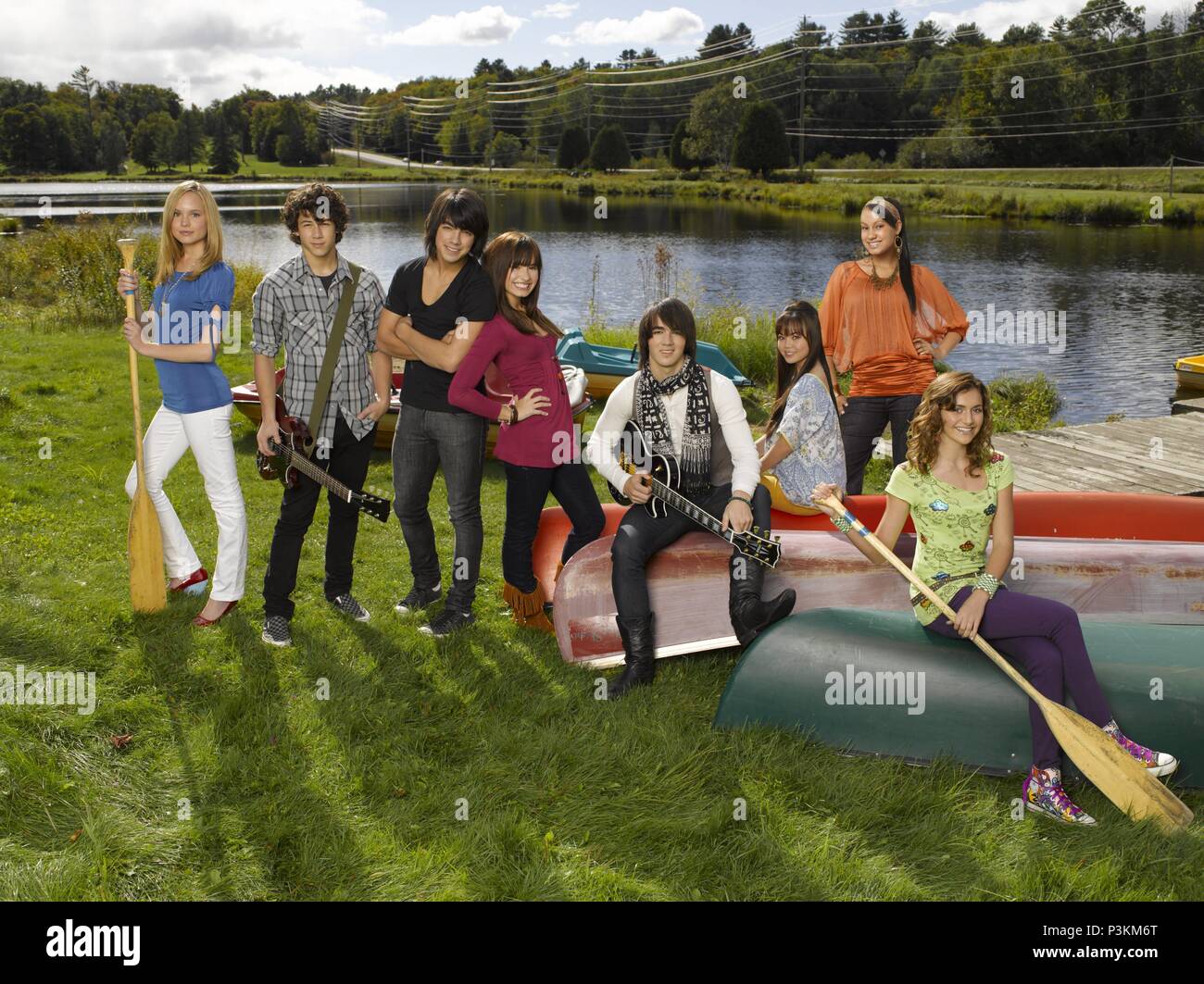 Pellicola originale titolo: CAMP ROCK. Titolo inglese: CAMP ROCK. Regista: Matteo diamante. Anno: 2008. Stelle: ALYSON STONER; Kevin Jonas; Joe Jonas; Nick Jonas; Demi Lovato; ANNA MARIE PEREZ DE TAGLE; MEAGHAN JETTE MARTIN; JASMINE RICHARDS. Credito: ALAN SACCHI PRODUCTIONS / Album Foto Stock