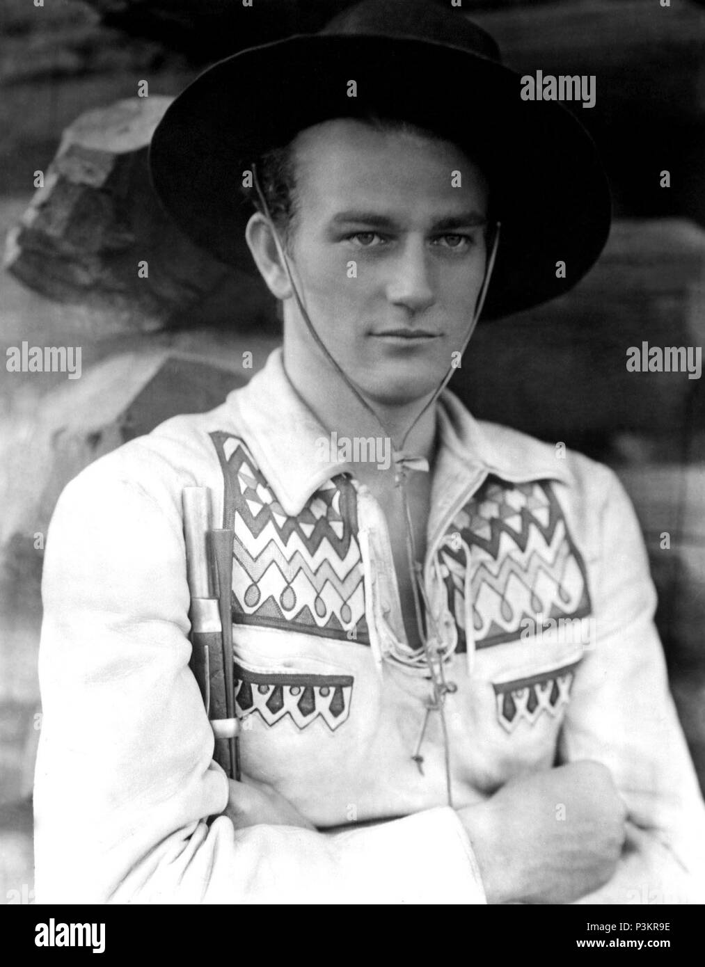 Pellicola originale titolo: Il sentiero di grandi dimensioni. Titolo inglese: il sentiero di grandi dimensioni. Regista: RAOUL WALSH. Anno: 1930. Stelle: John Wayne. Credito: FOX FILM / Album Foto Stock