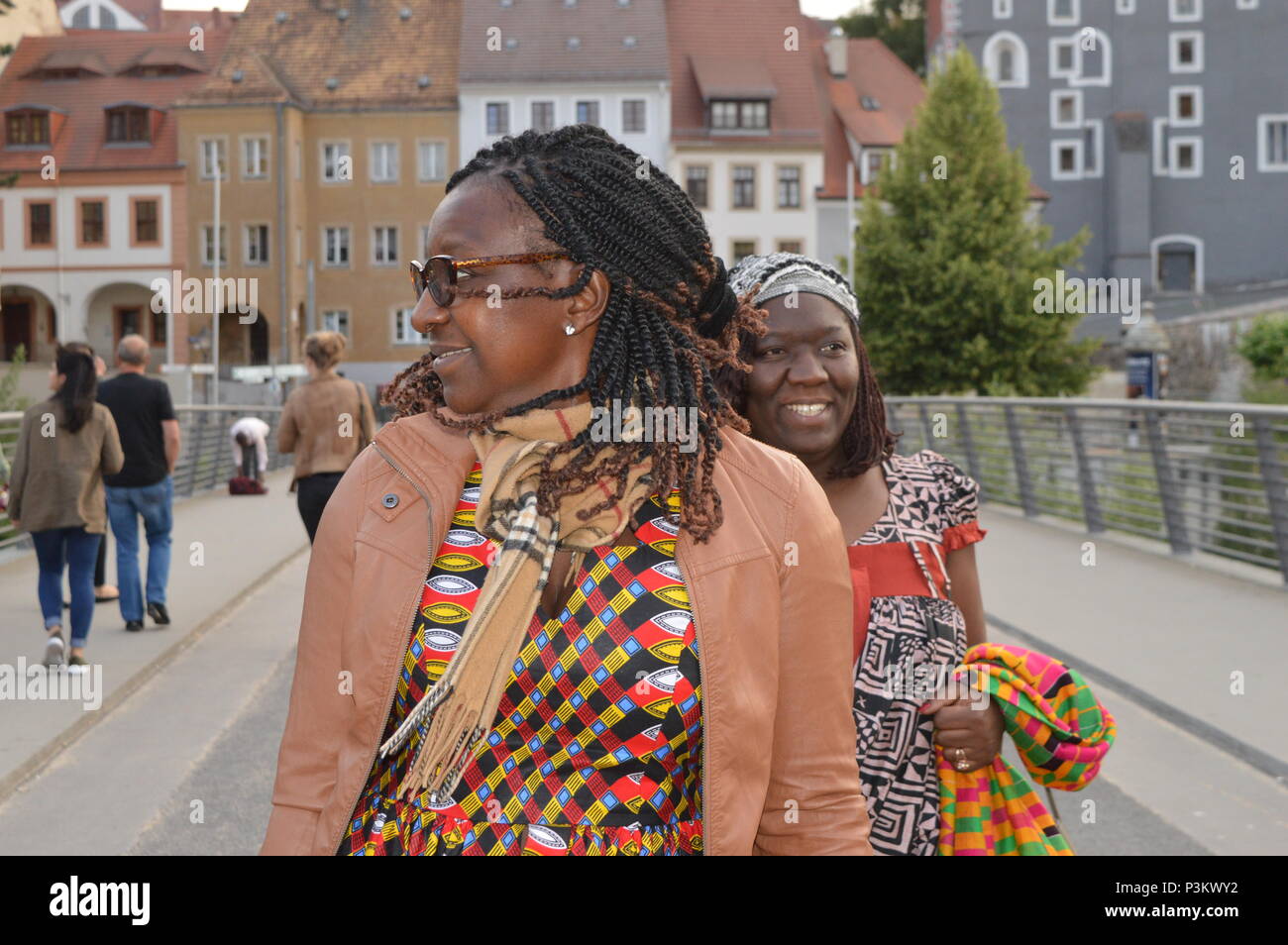 Re del Camerun visita goerlitz e zgorzelec Foto Stock