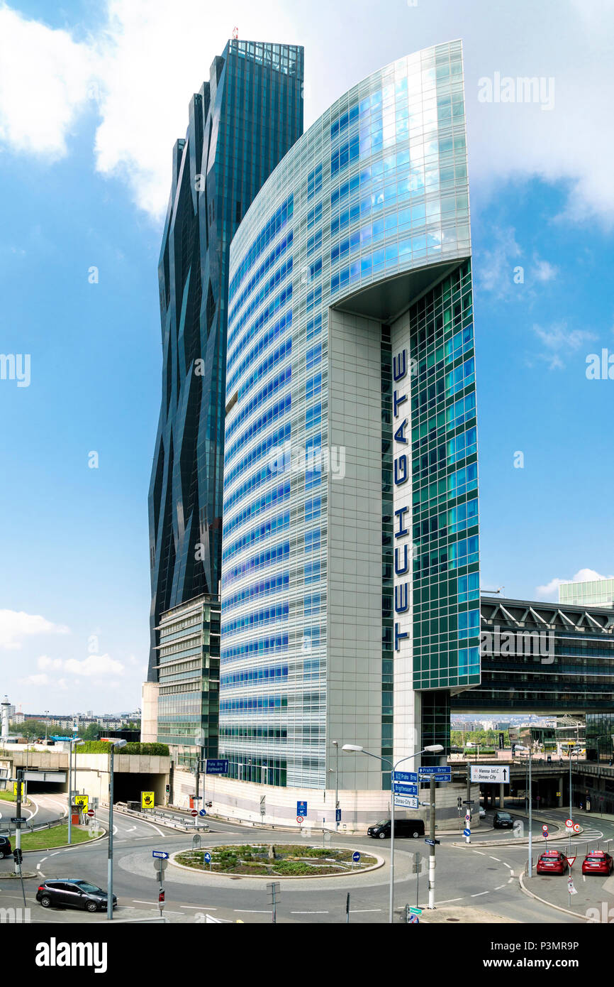 Tech Gate Vienna, della scienza e della tecnologia park, Vienna, Austria Foto Stock