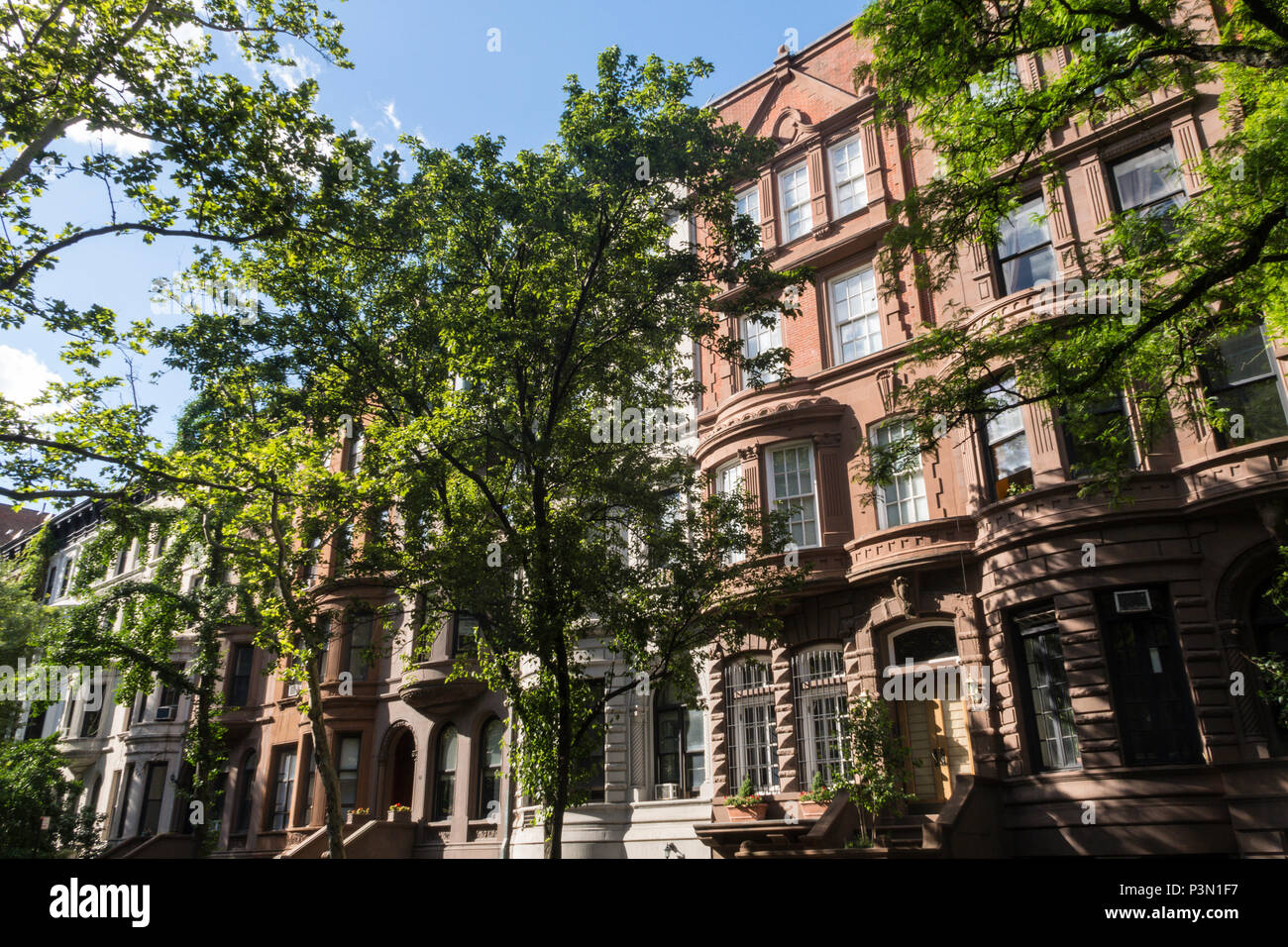 Upper West Side di New York City, Stati Uniti d'America Foto Stock