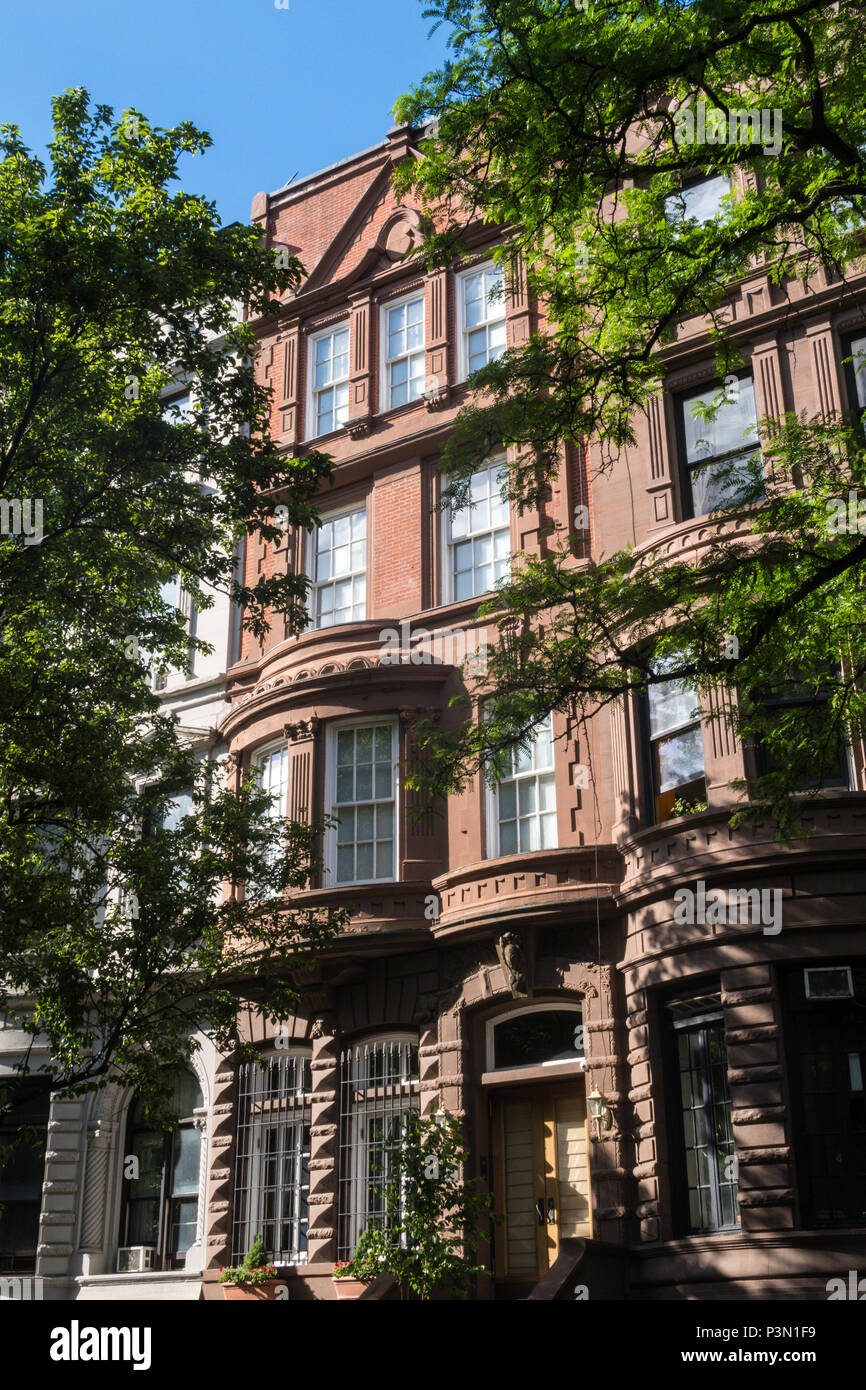 Upper West Side di New York City, Stati Uniti d'America Foto Stock