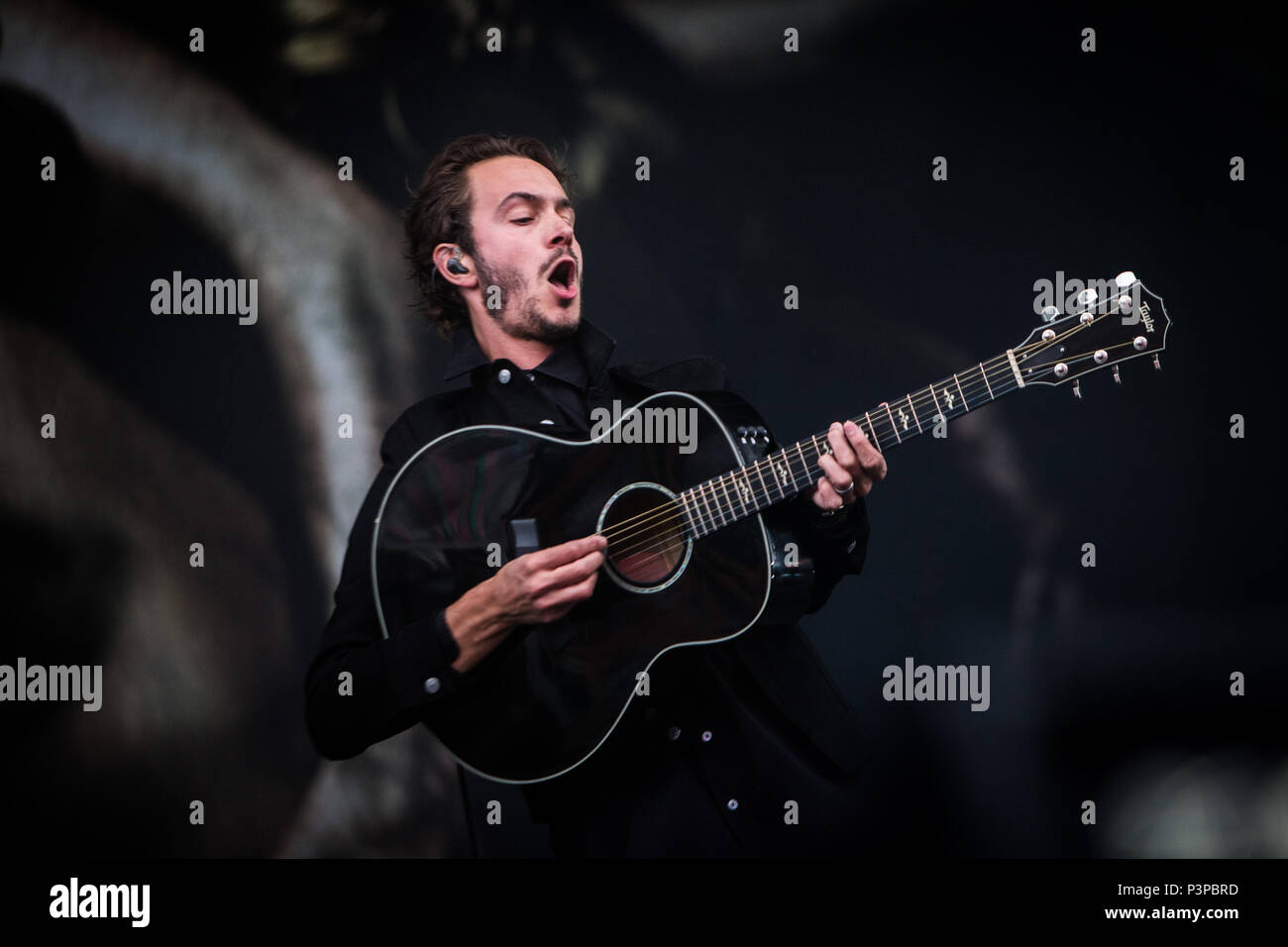 Landgraaf, Paesi Bassi 17 giugno 2018 redattori eseguire live at Pinkpop Festival 2018 © Roberto Finizio/ Alamy Live News Foto Stock