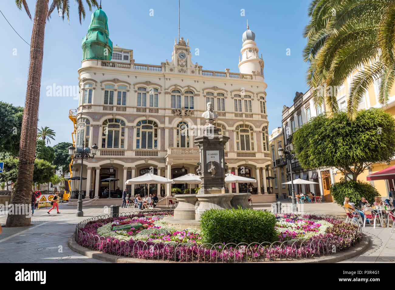 Storico e bellissimo citiy Las Palmas de Gran Canaria Foto Stock