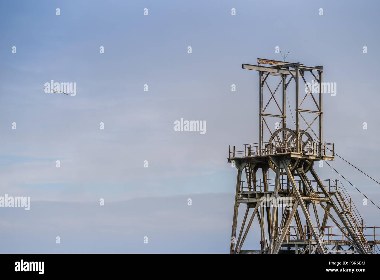 Stagno Geevor mine, uno dei più grandi preservato i miei siti nel Regno Unito, Cornish Mining Sito Patrimonio Mondiale Foto Stock