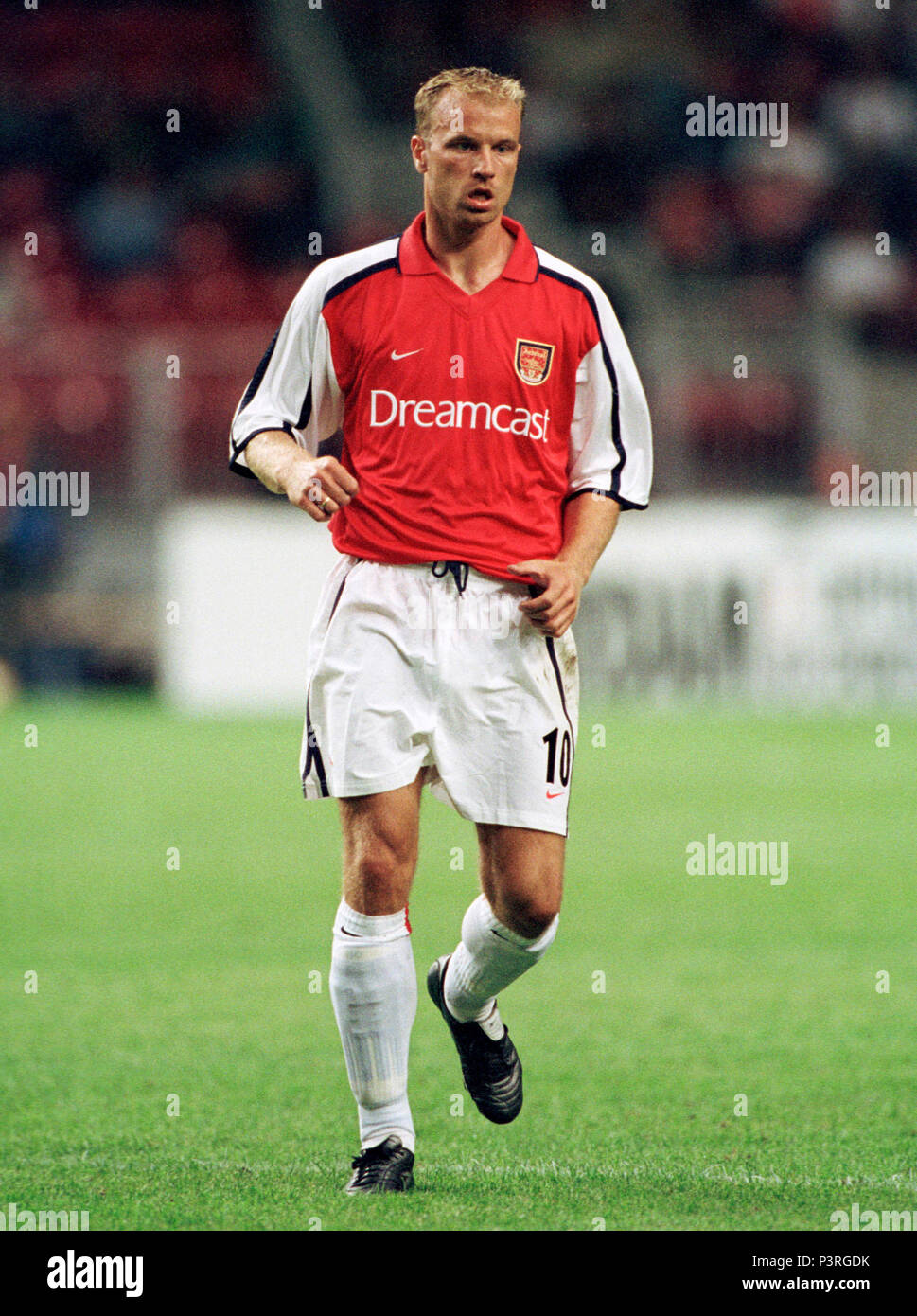 Arena di Amsterdam Paesi Bassi, 3.8.2000, Torneo di Amsterdam, FC Barcellona vs Arsenal FC 2:1 ----- Dennis BERGKAMP (Arsenal) Foto Stock