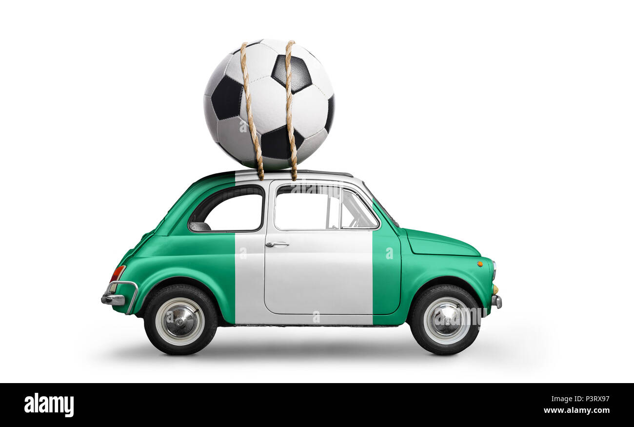 La Nigeria Auto calcio Foto Stock