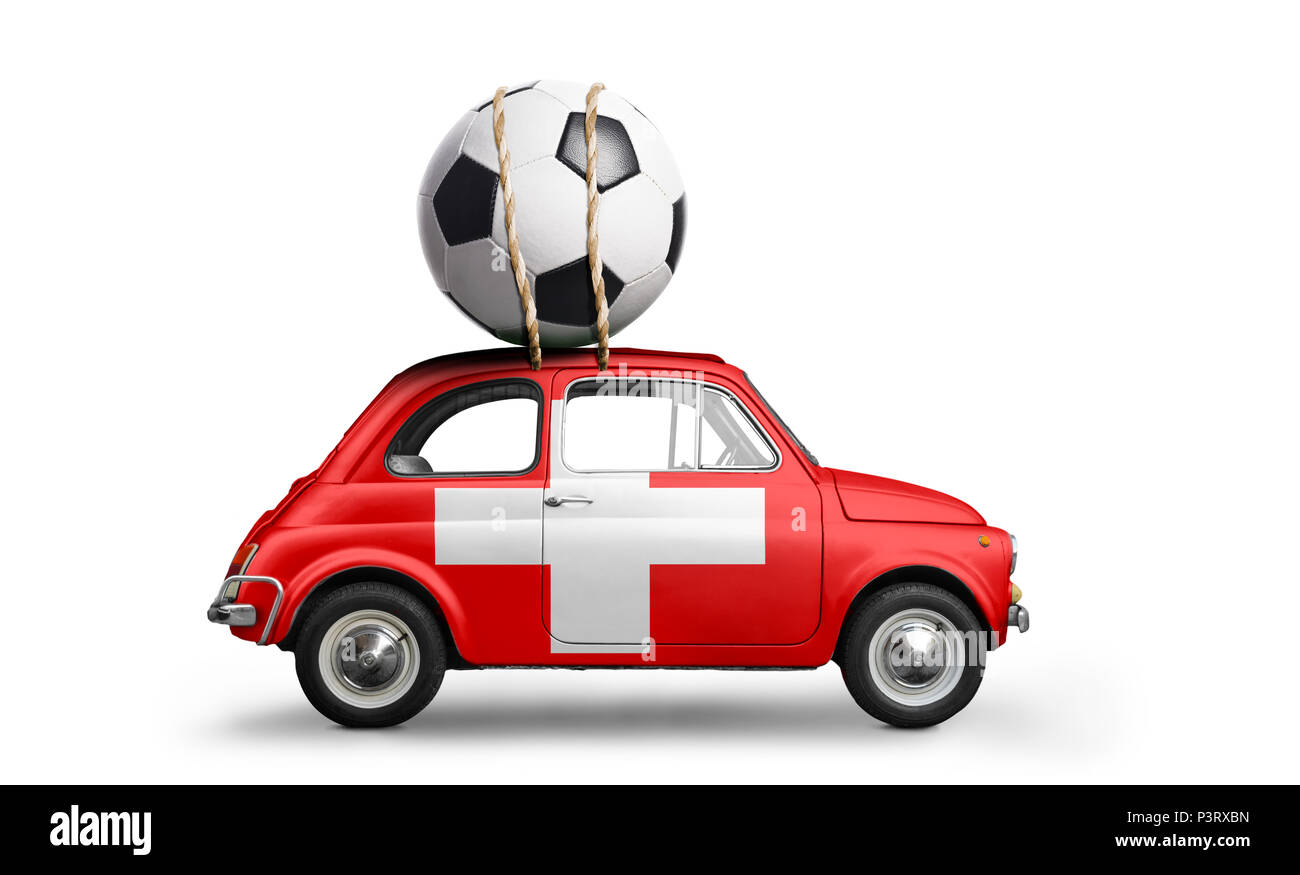 La Svizzera auto calcio Foto Stock