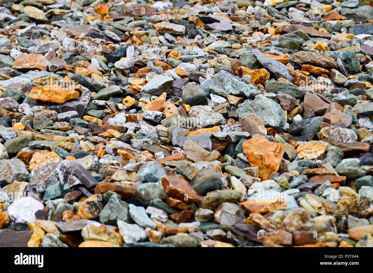 Sedimenti colorati, Islanda Foto Stock