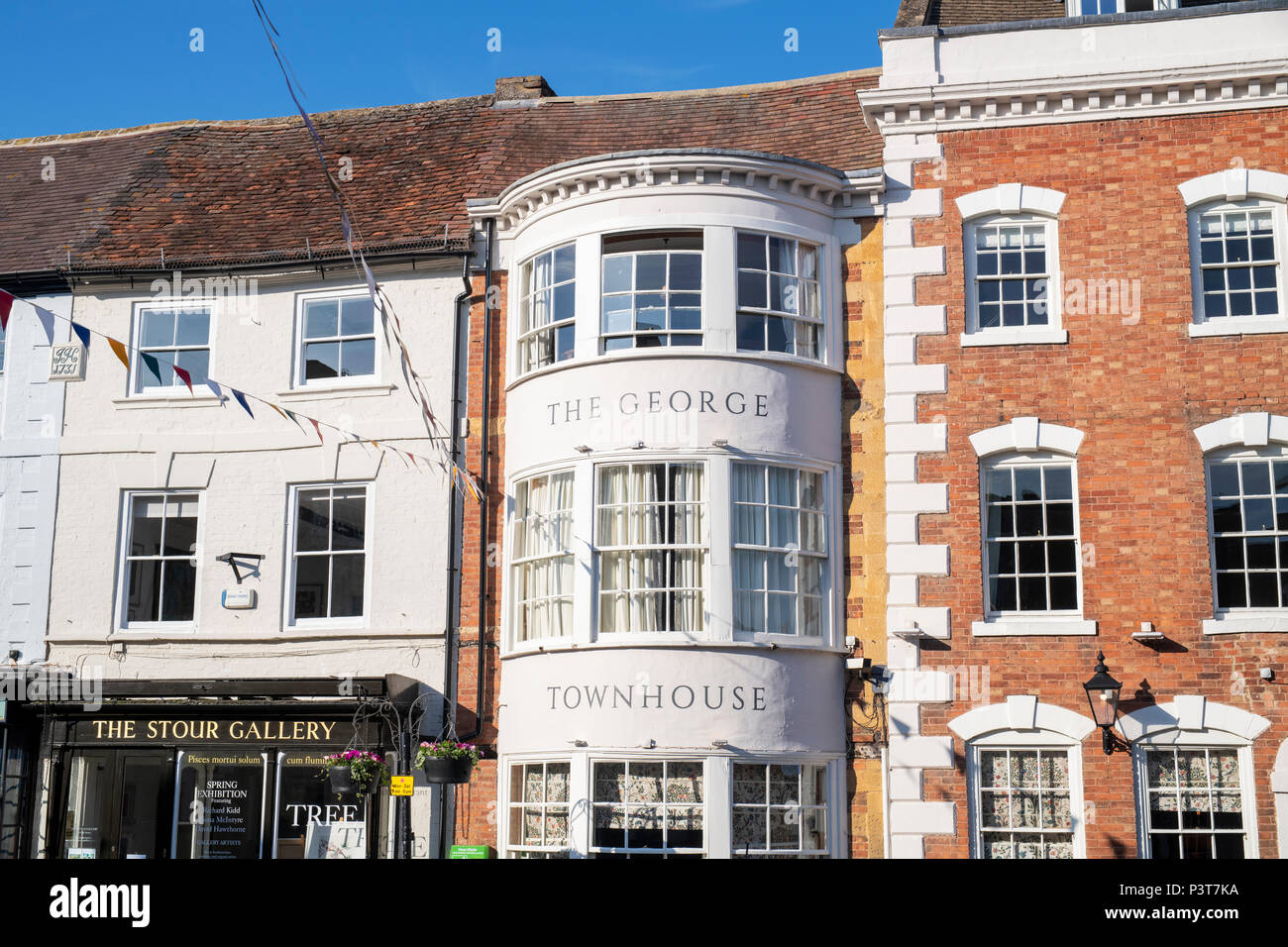 Il George Townhouse hotel a Shipston on Stour, Warwickshire, Inghilterra Foto Stock