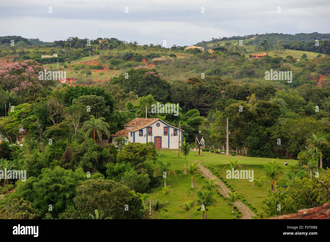 TIRADENTES, MG - 19.02.2016: TIRADENTES MG - Igreja dos Escravos duranti Tiradentes MG. (Foto: Mourão Panda / Fotoarena) Foto Stock
