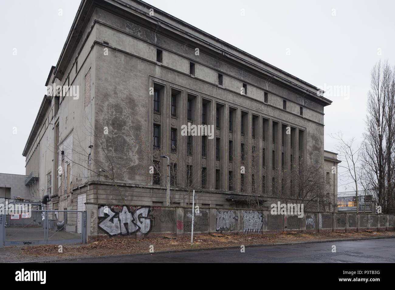 Berlino, Germania, club Berghain in un ex impianto di cogenerazione a Berlino-friedrichshain Foto Stock