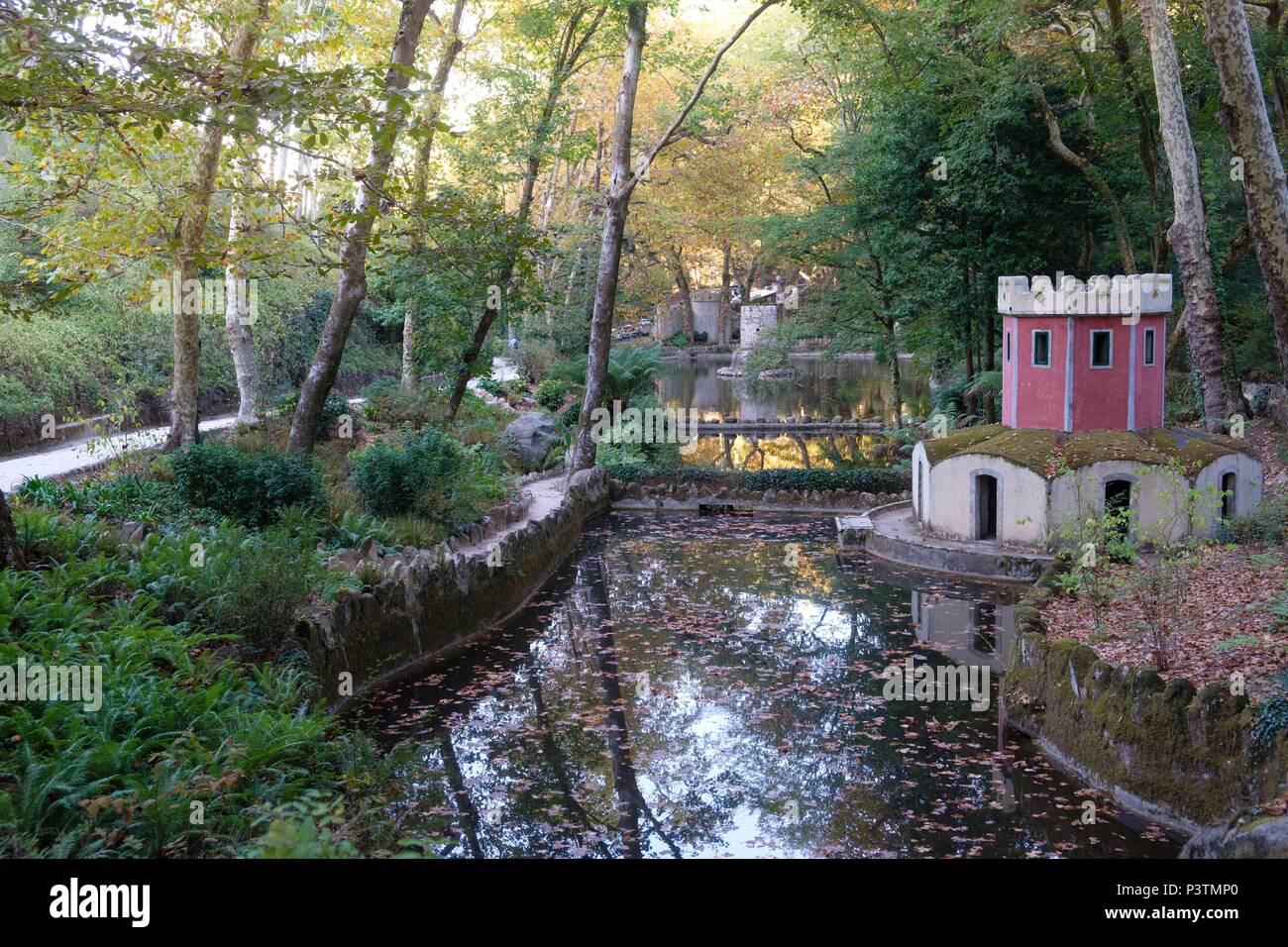Sintra National Palace o Pena Palace, Sintra, Portogallo Foto Stock