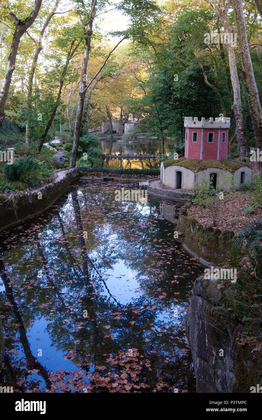 Sintra National Palace o Pena Palace, Sintra, Portogallo Foto Stock