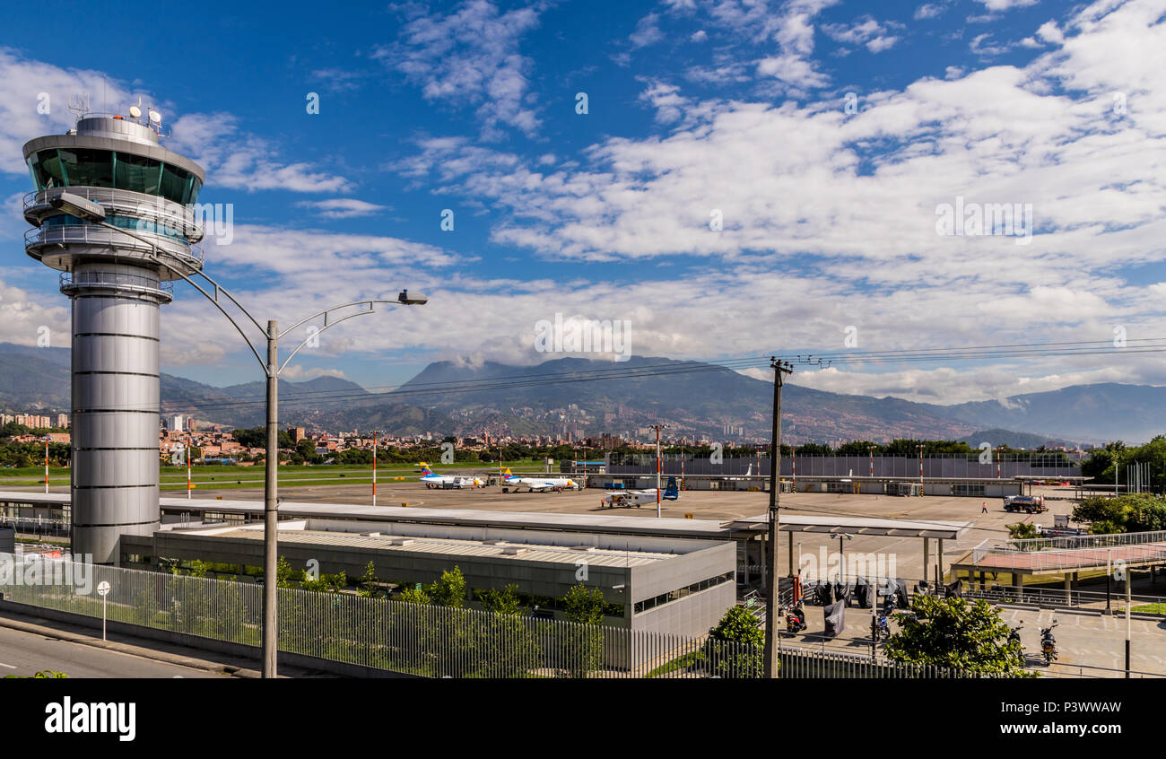 Trasporti a Medellin in Colombia Foto Stock