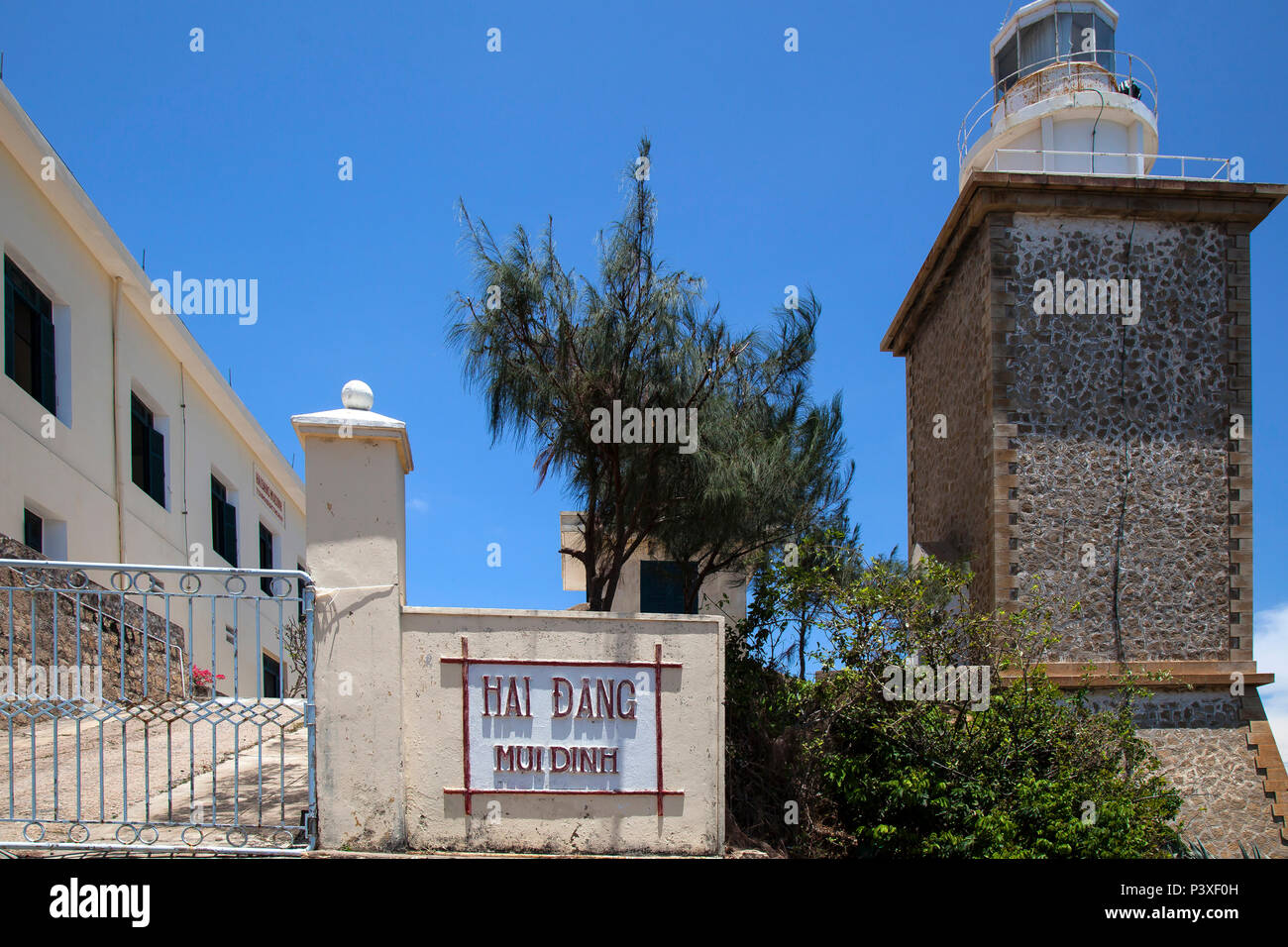 Leuchtturm Mui Dinh, Provinz Ninh Thuan, Vietnam, Asien Foto Stock