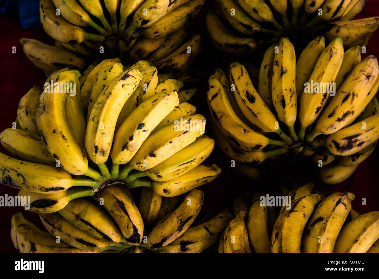 Banana duranti regionale di Feira de Produtos regionais em Iranduba/AM. Foto Stock