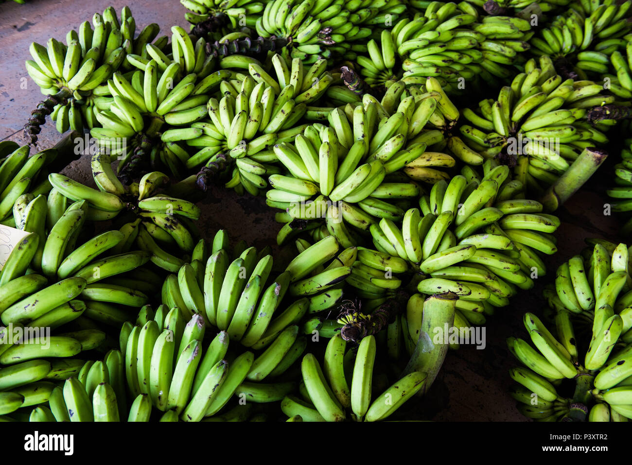 Banana duranti regionale di Feira de Produtos regionais em Iranduba/AM. Foto Stock