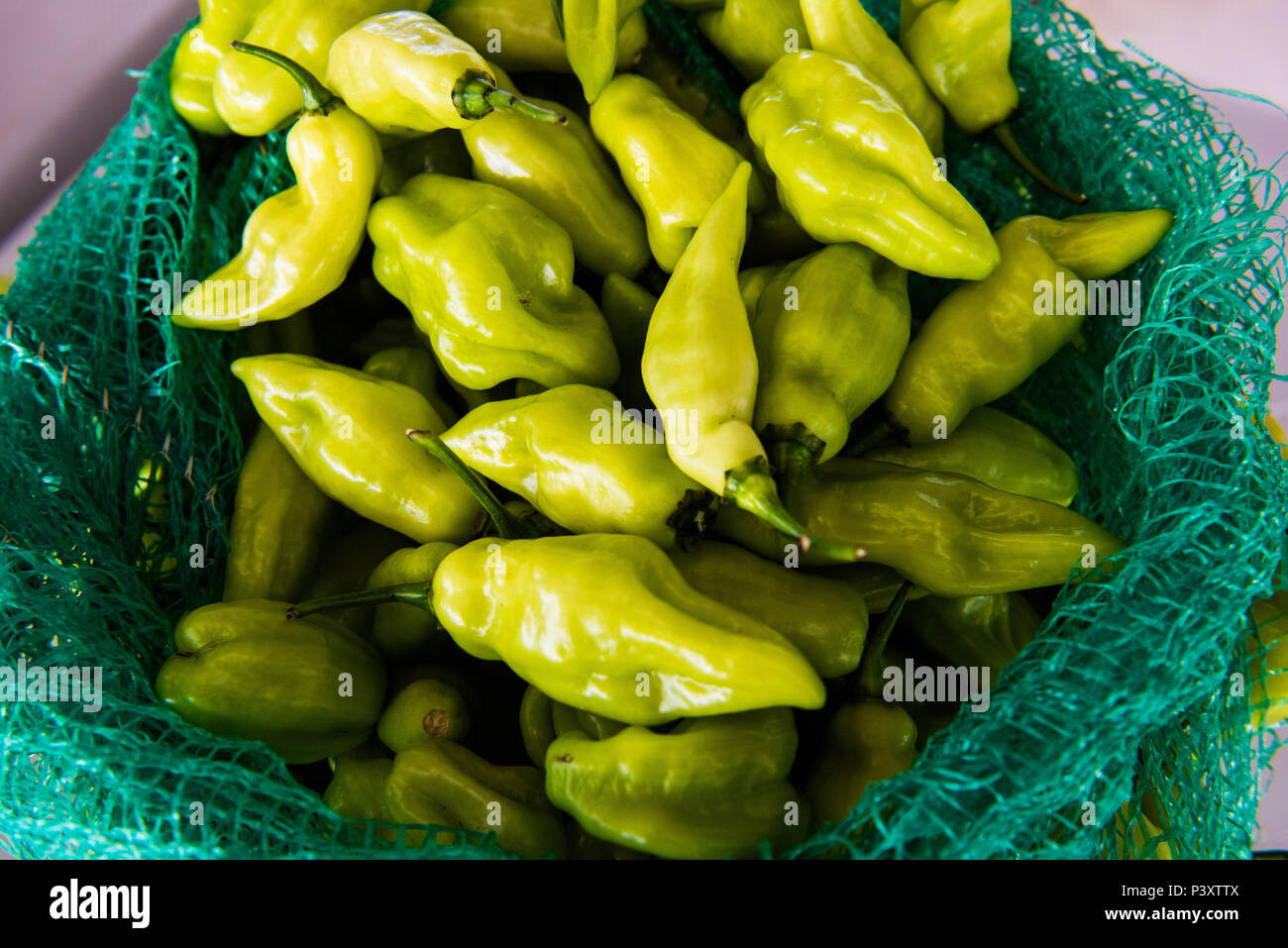 Pimenta de cheiro duranti feira de Produtos regionais em Iranduba/AM. Foto Stock