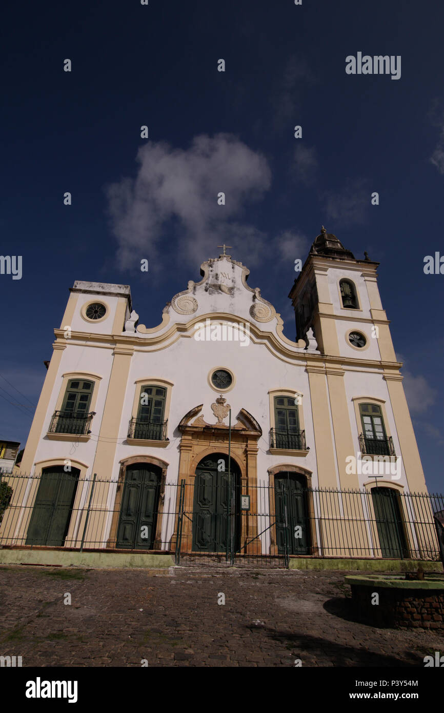 Igreja Nossa Senhora do Amparo, situada no sítio Histórico de in Olinda, Pernambuco. Foto Stock