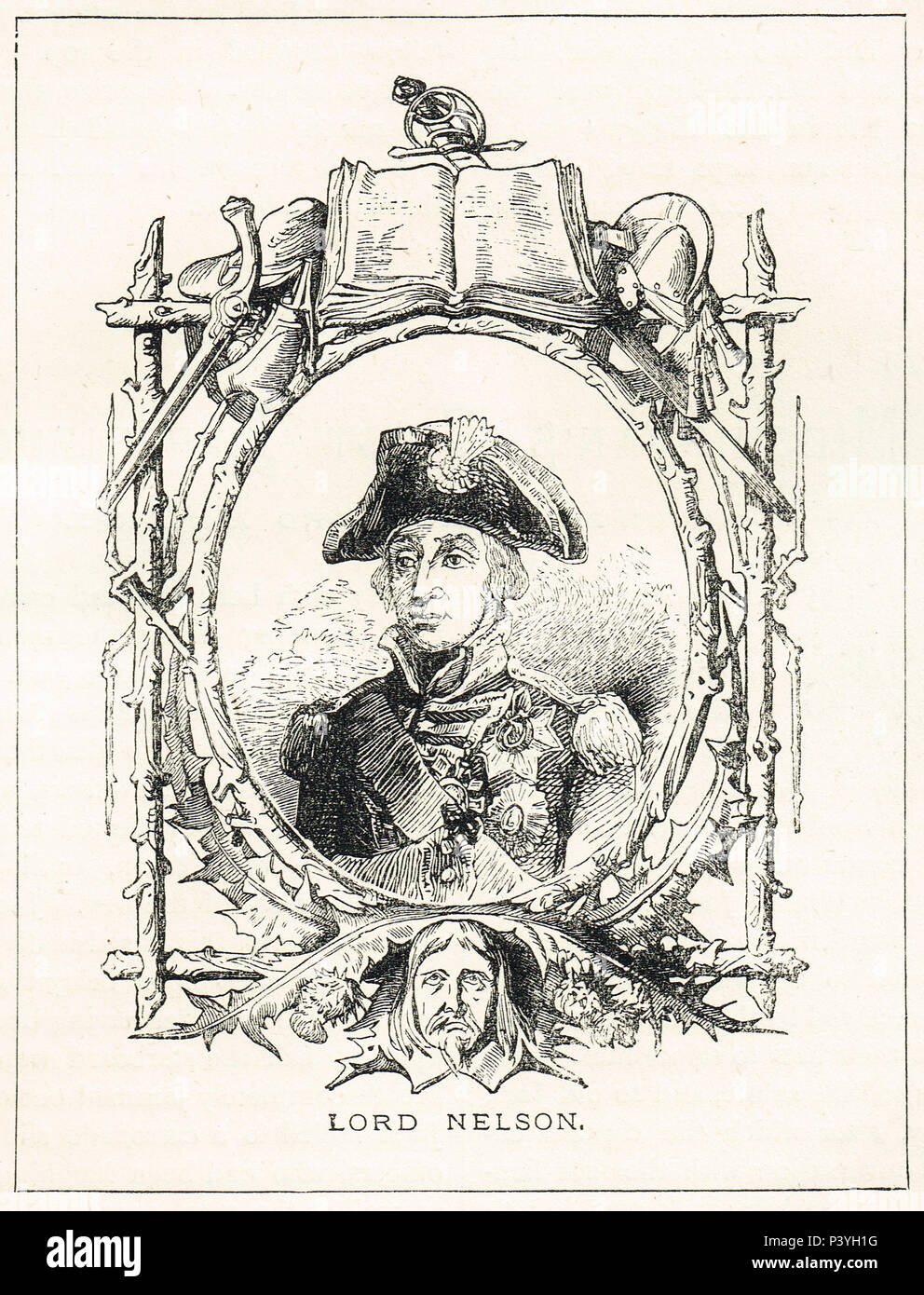 Vice ammiraglio Horatio Nelson (1758-1805) Foto Stock